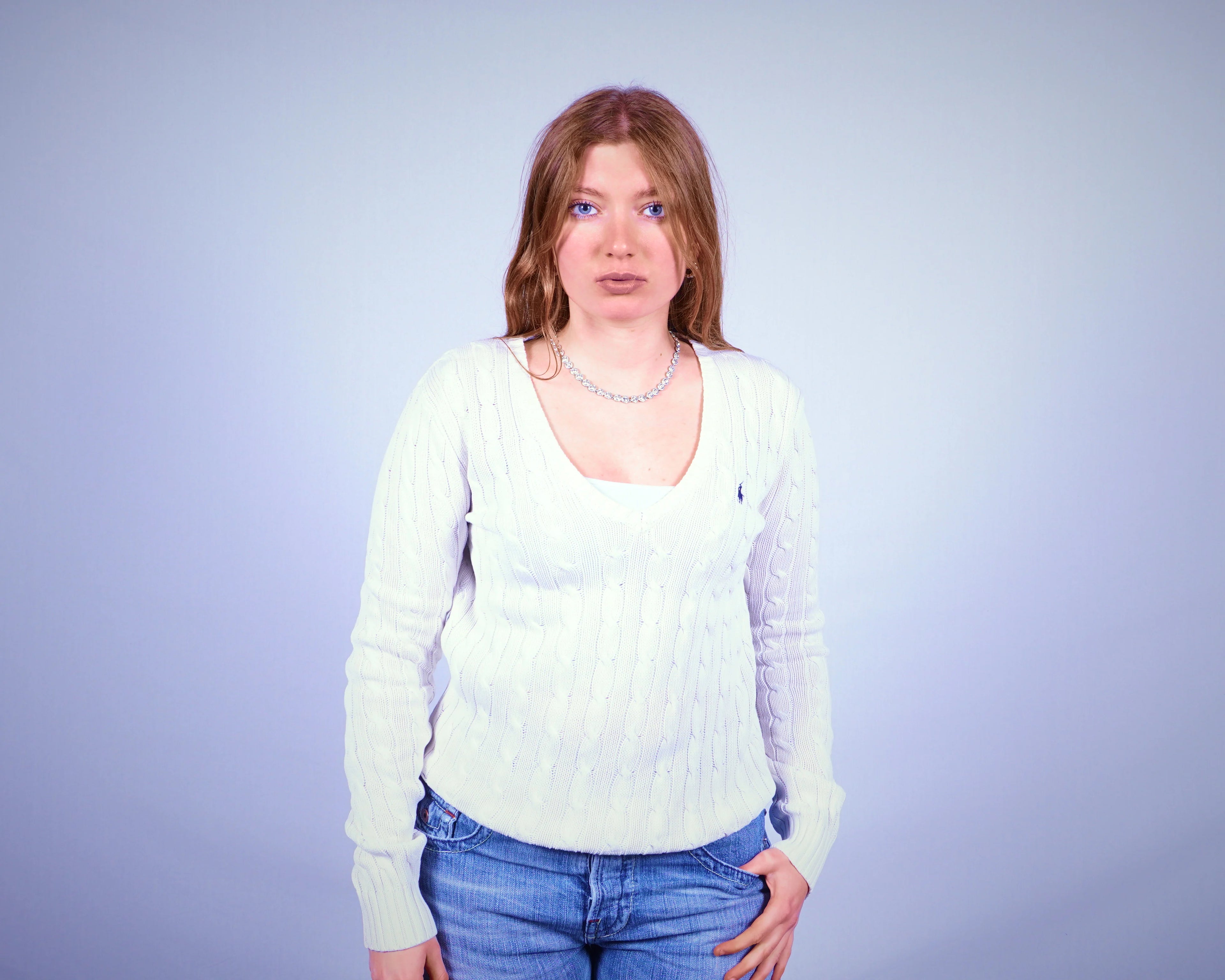 Ralph Lauren Cable Knit Sweater (M)