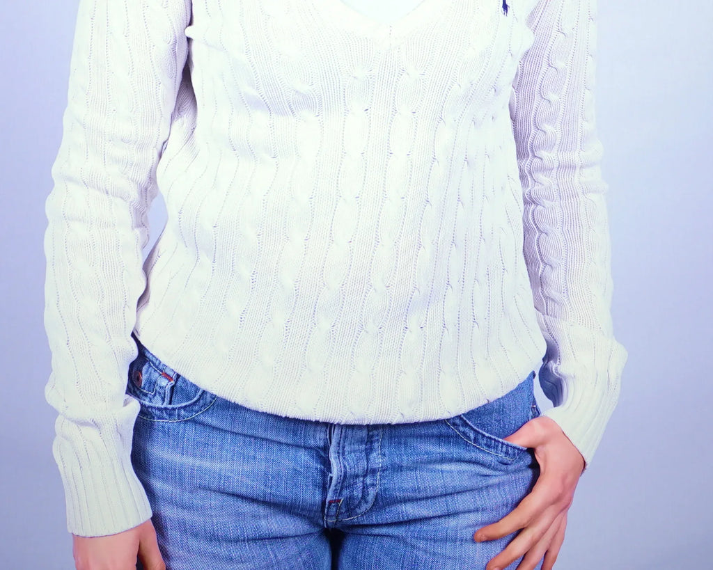 Ralph Lauren Cable Knit Sweater (M)