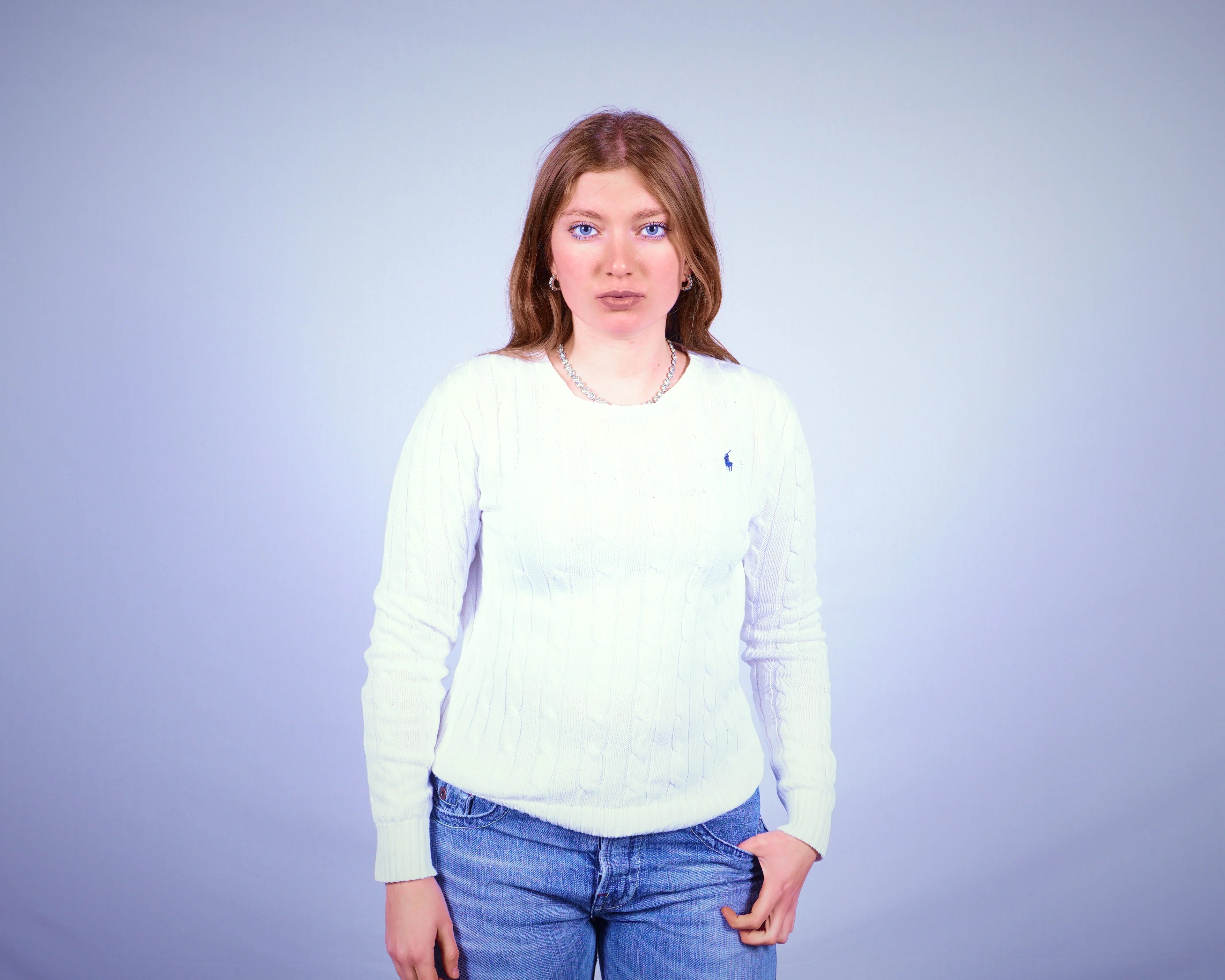 Ralph Lauren Cable Knit Sweater (S)