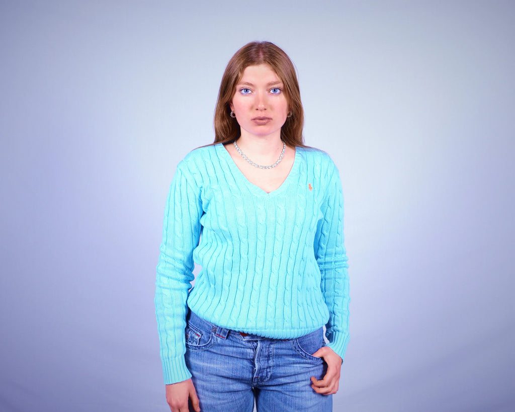 Ralph Lauren Cable Knit Sweater (S)