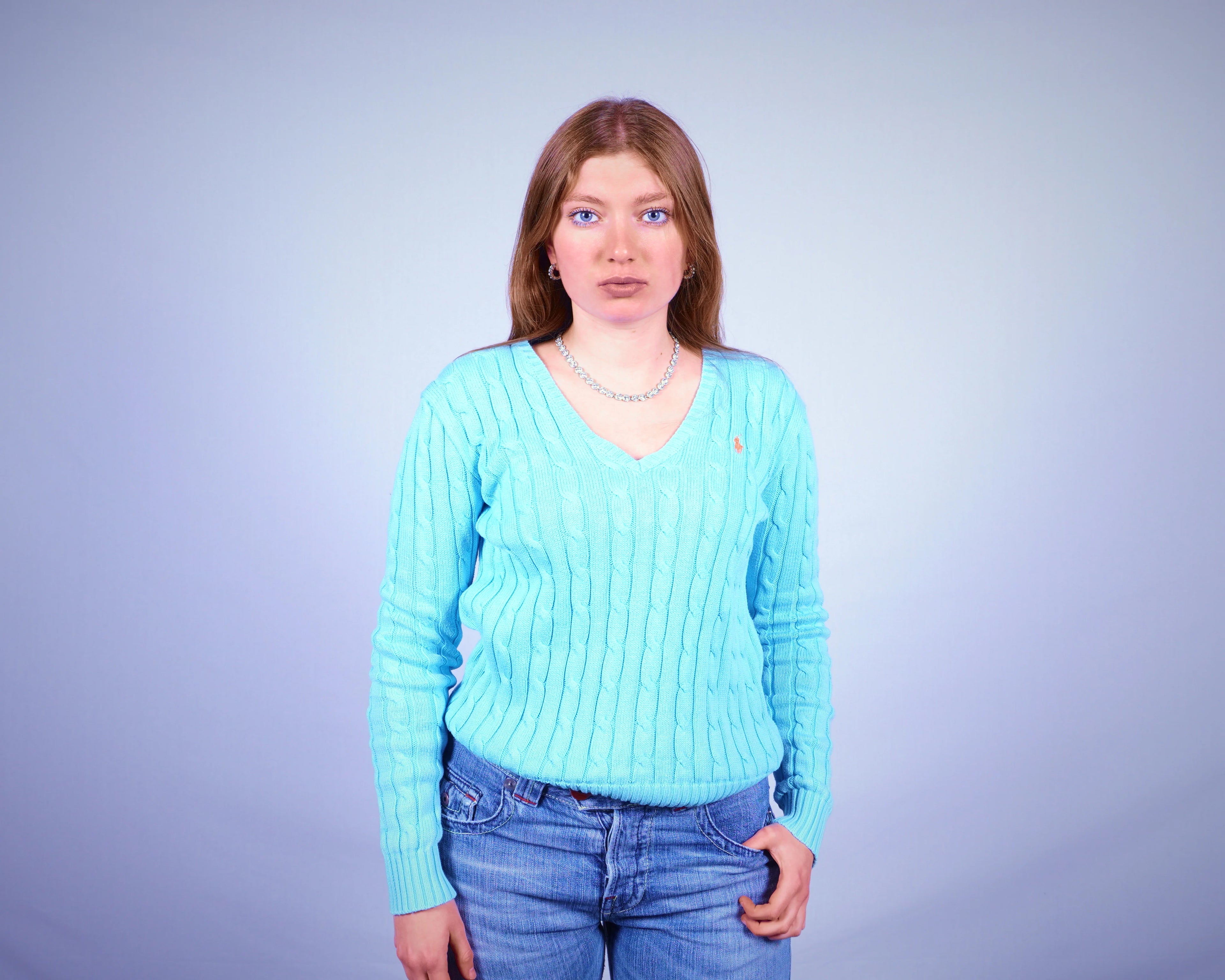 Ralph Lauren Cable Knit Sweater (S)