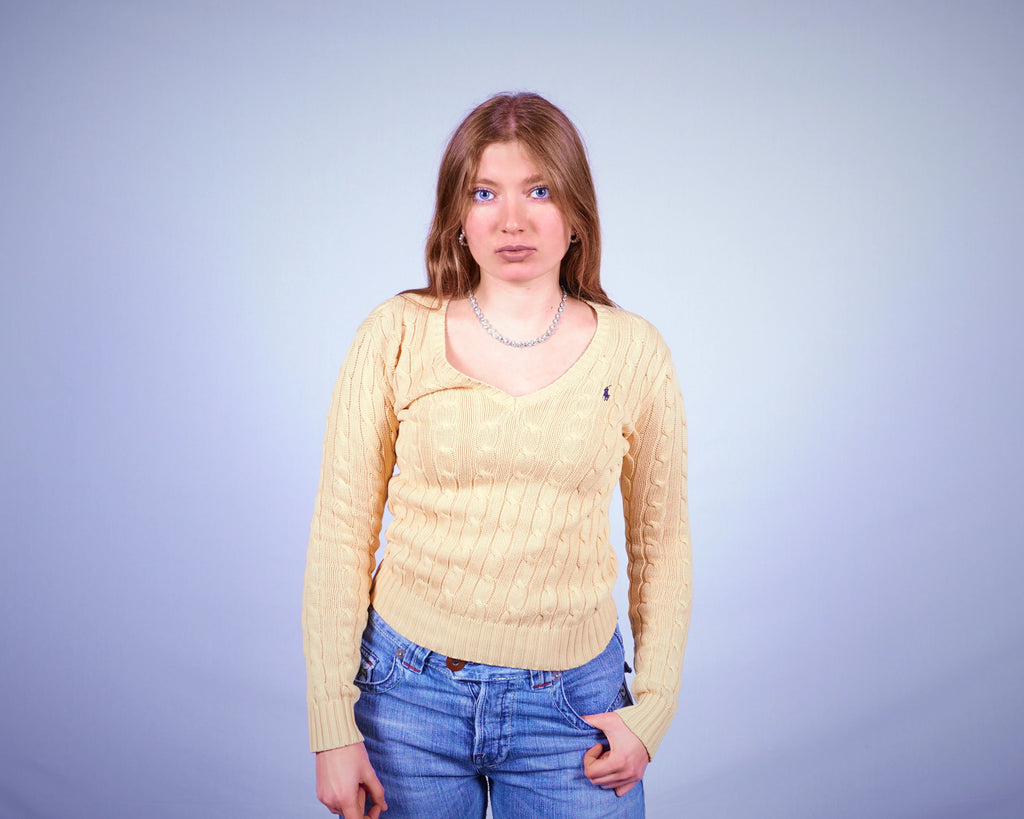 Ralph Lauren Cable Knit Sweater (S)