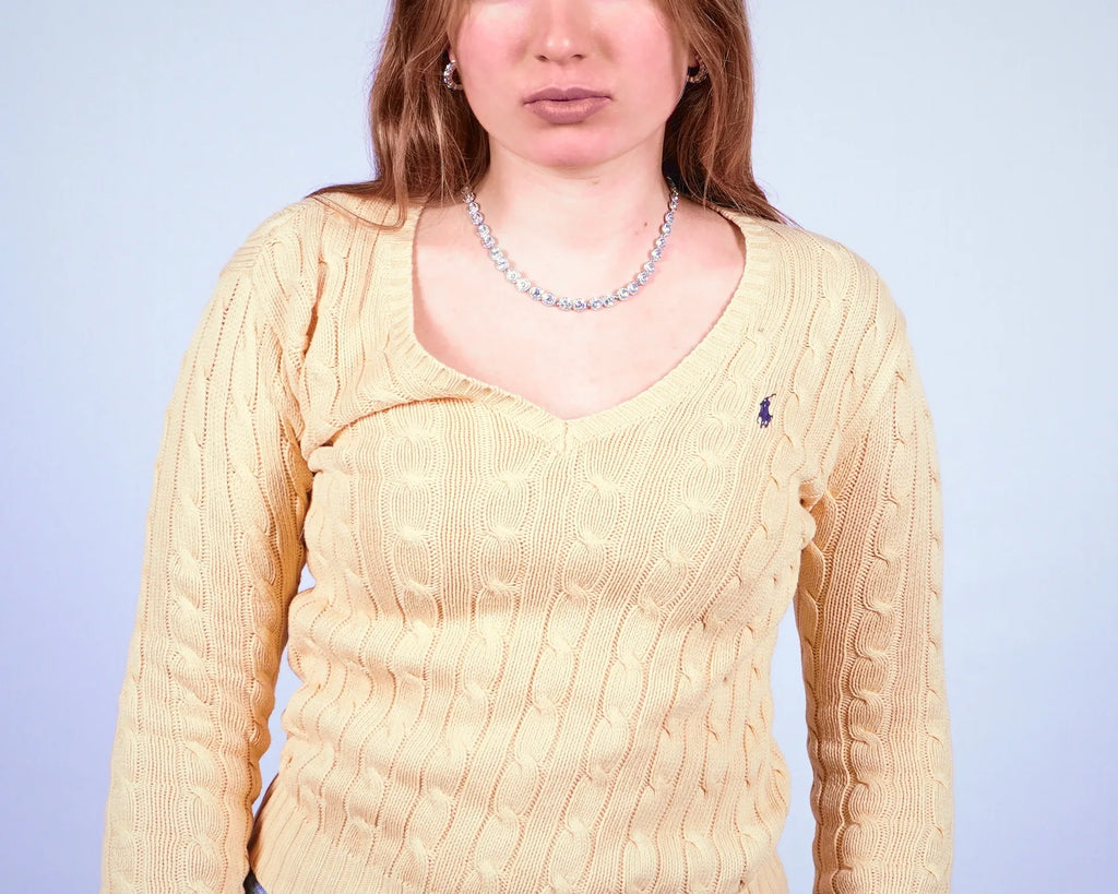 Ralph Lauren Cable Knit Sweater (S)