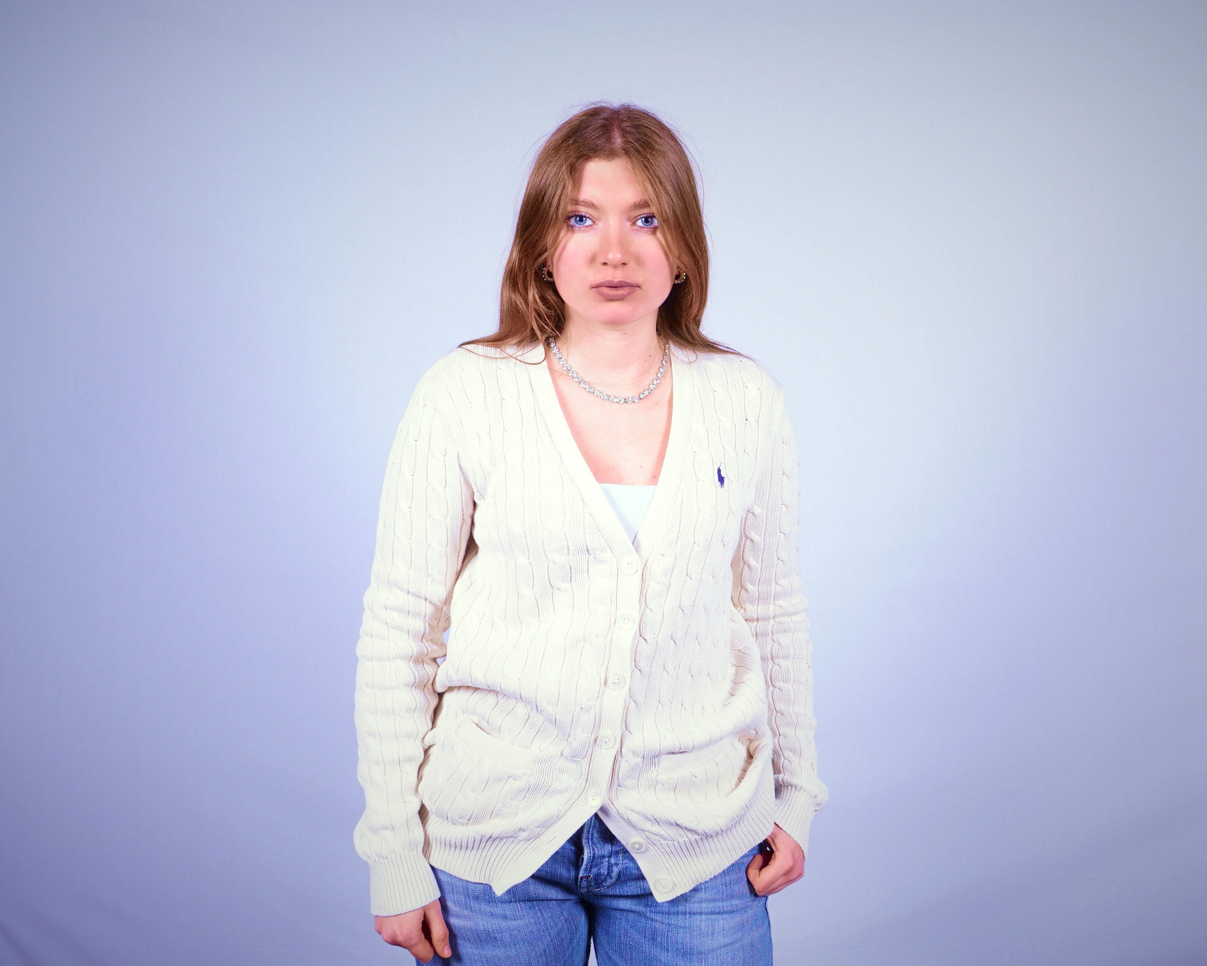 Ralph Lauren Cable Knit Sweater (M)