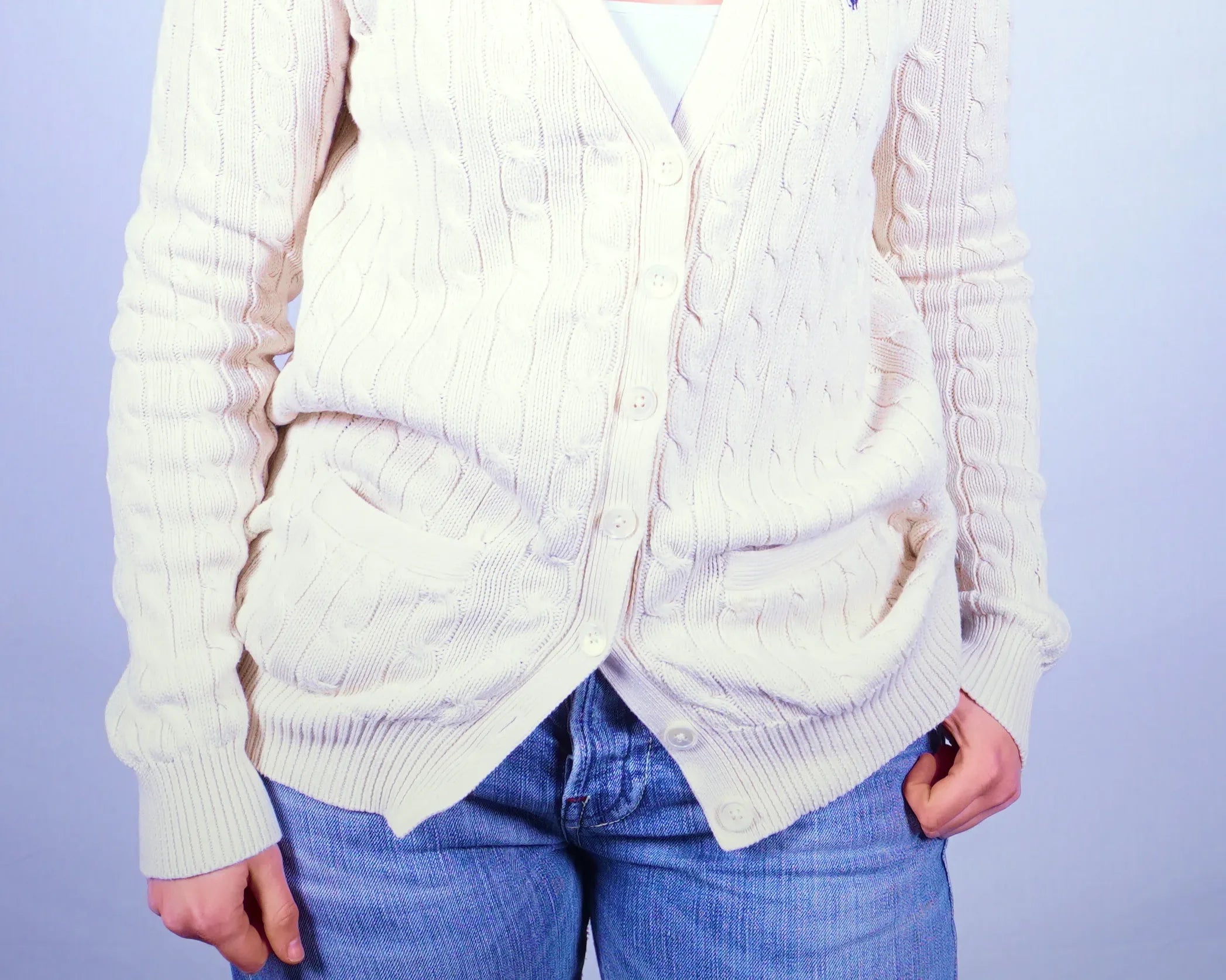 Ralph Lauren Cable Knit Sweater (M)