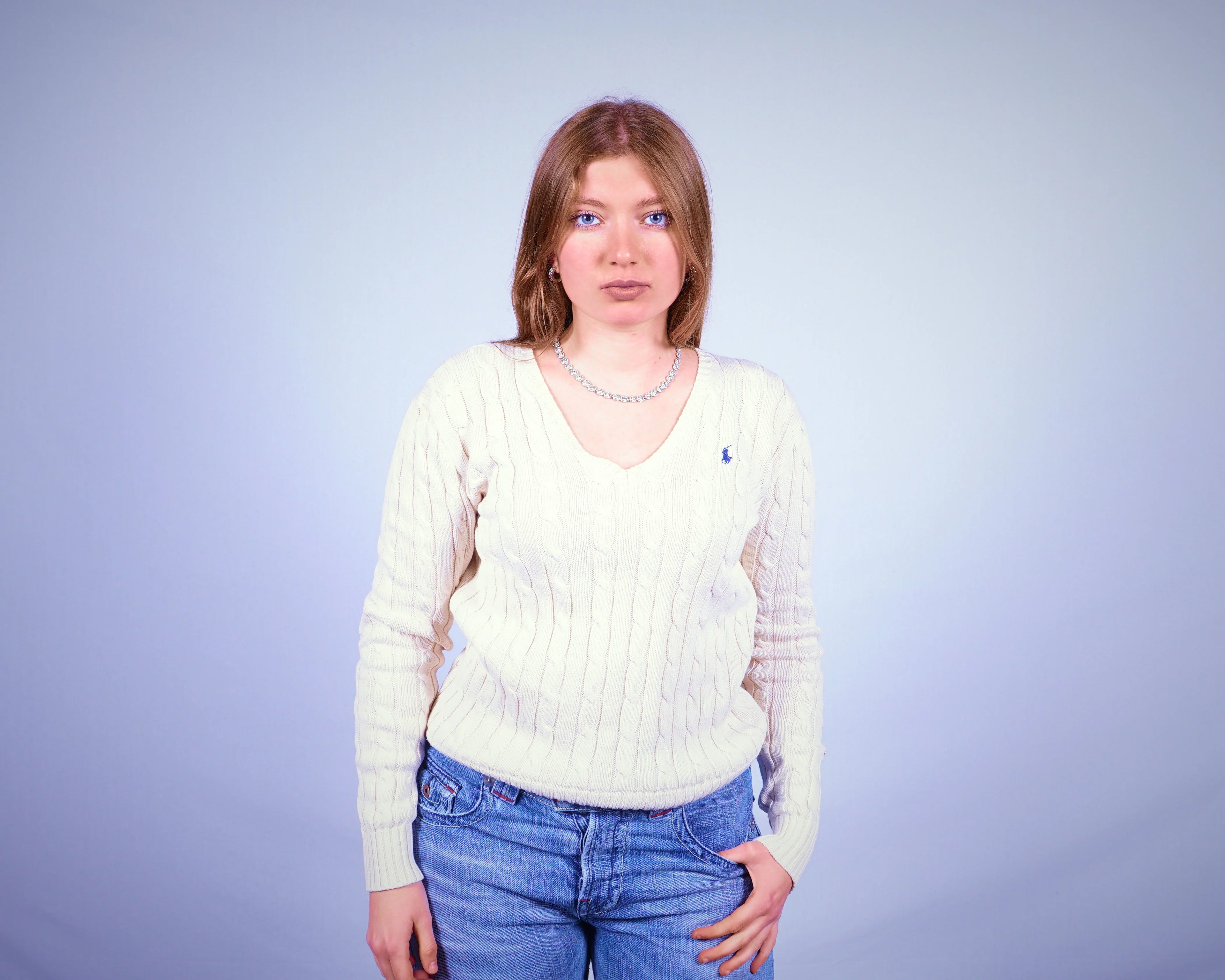 Ralph Lauren Cable Knit Sweater (S)