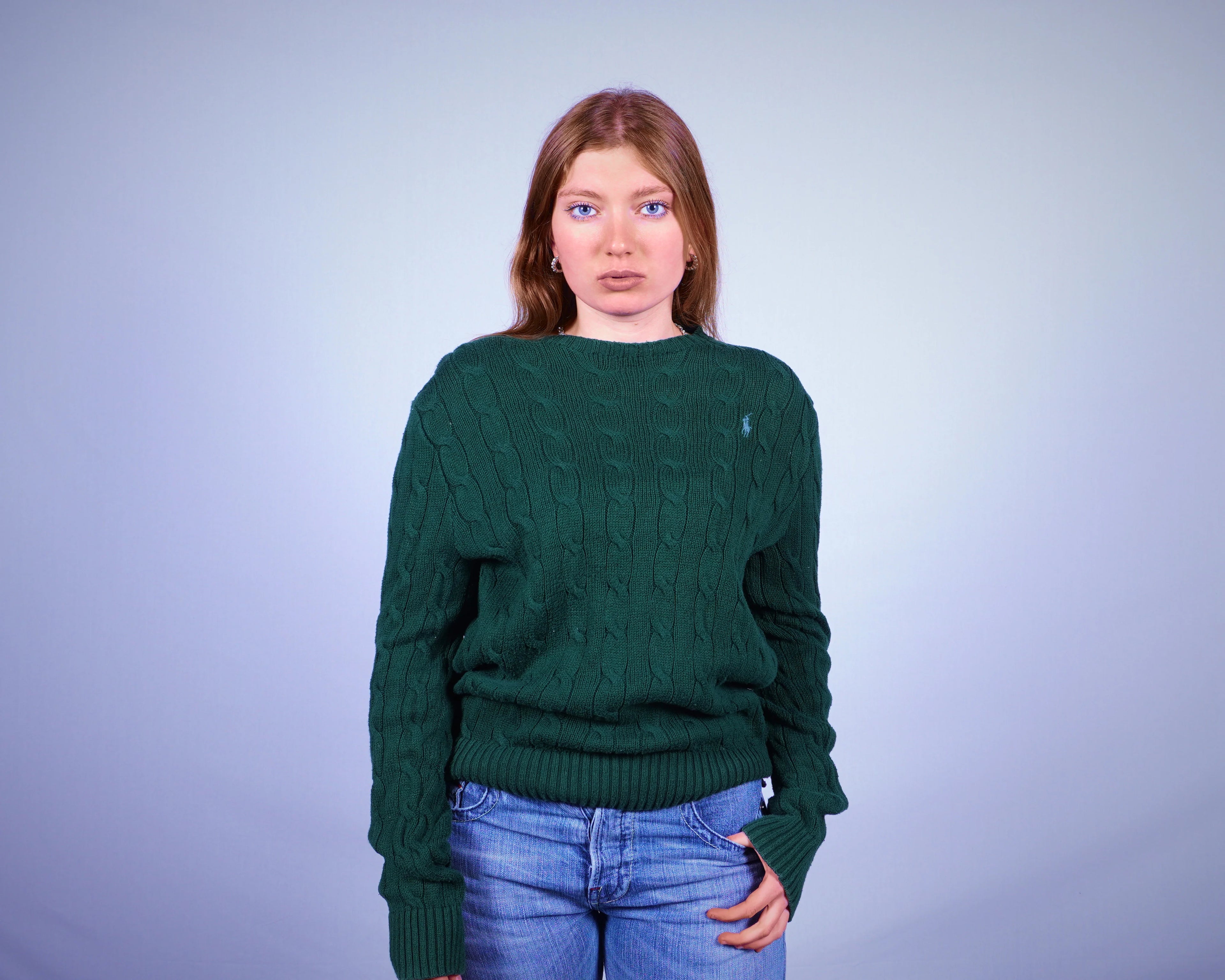Ralph Lauren Cable Knit Sweater (M)