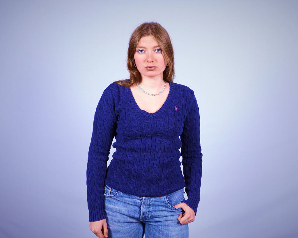 Ralph Lauren Cable Knit Sweater (S)