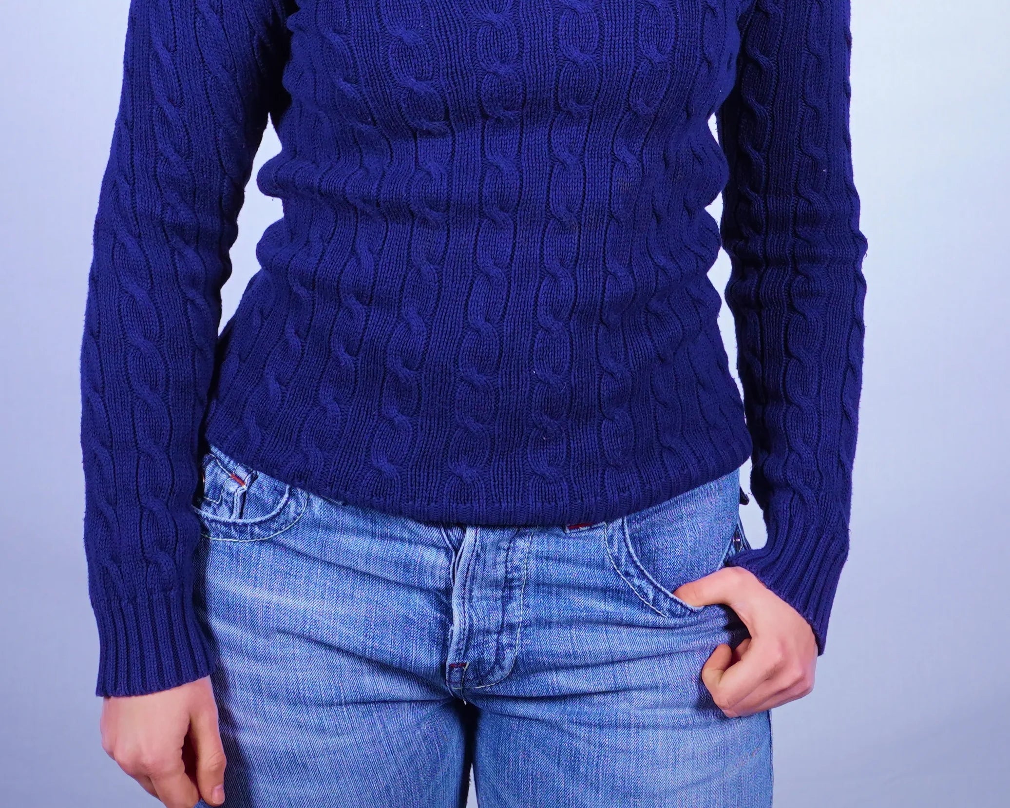 Ralph Lauren Cable Knit Sweater (S)