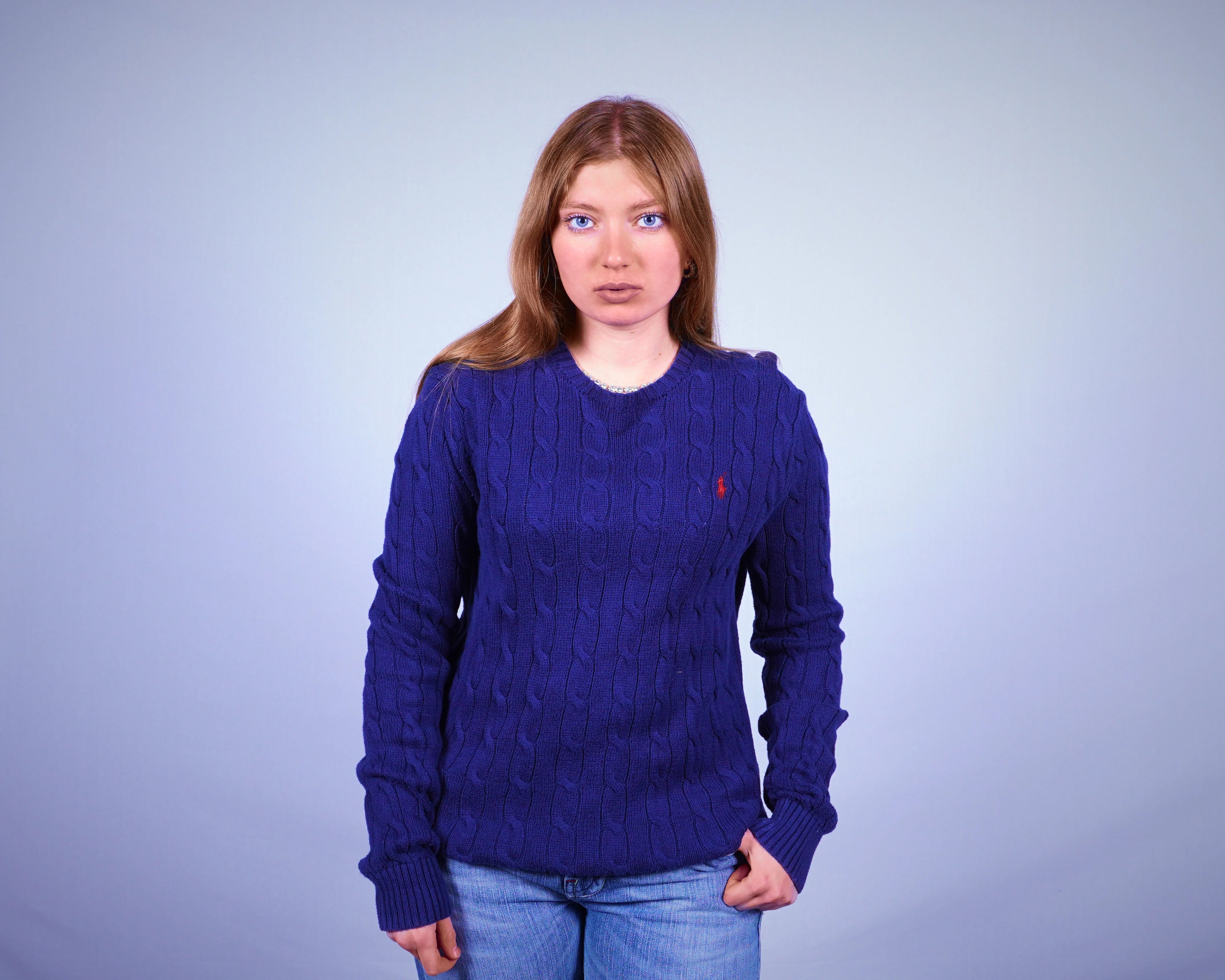 Ralph Lauren Cable Knit Sweater (M)