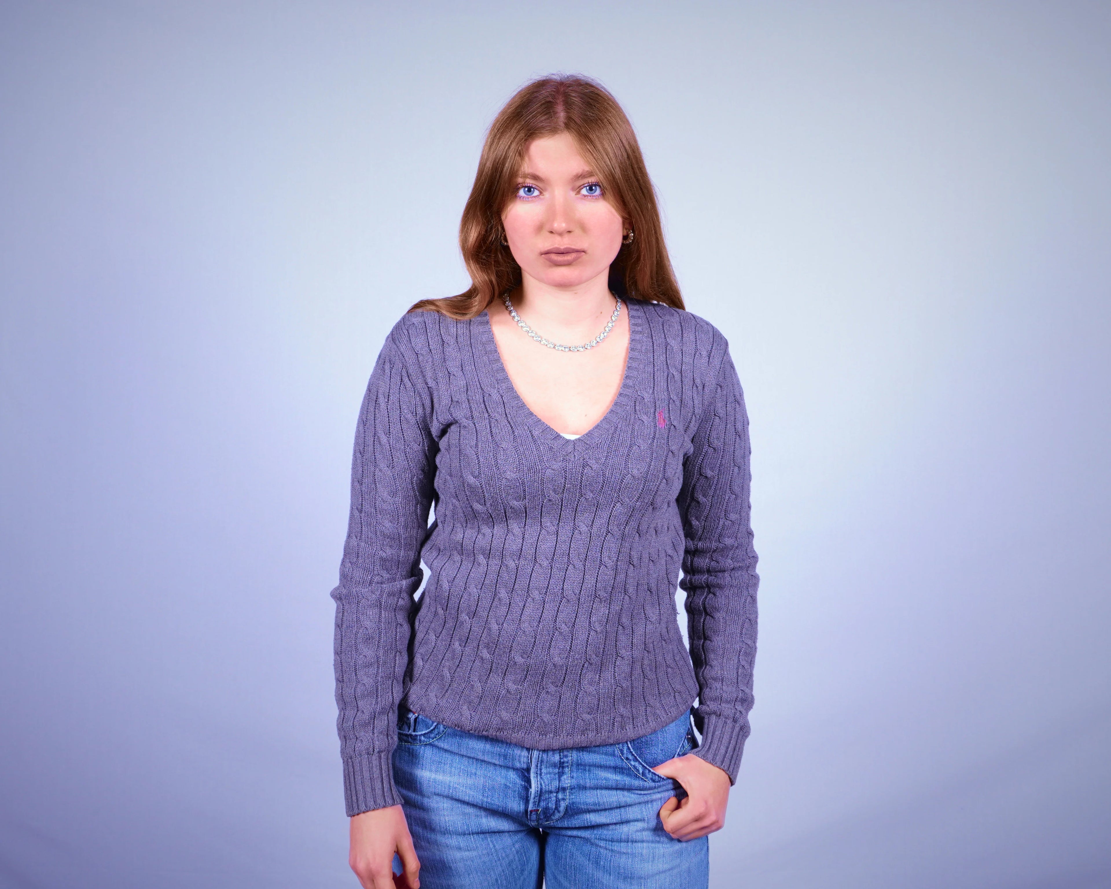 Ralph Lauren Cable Knit Sweater (S)