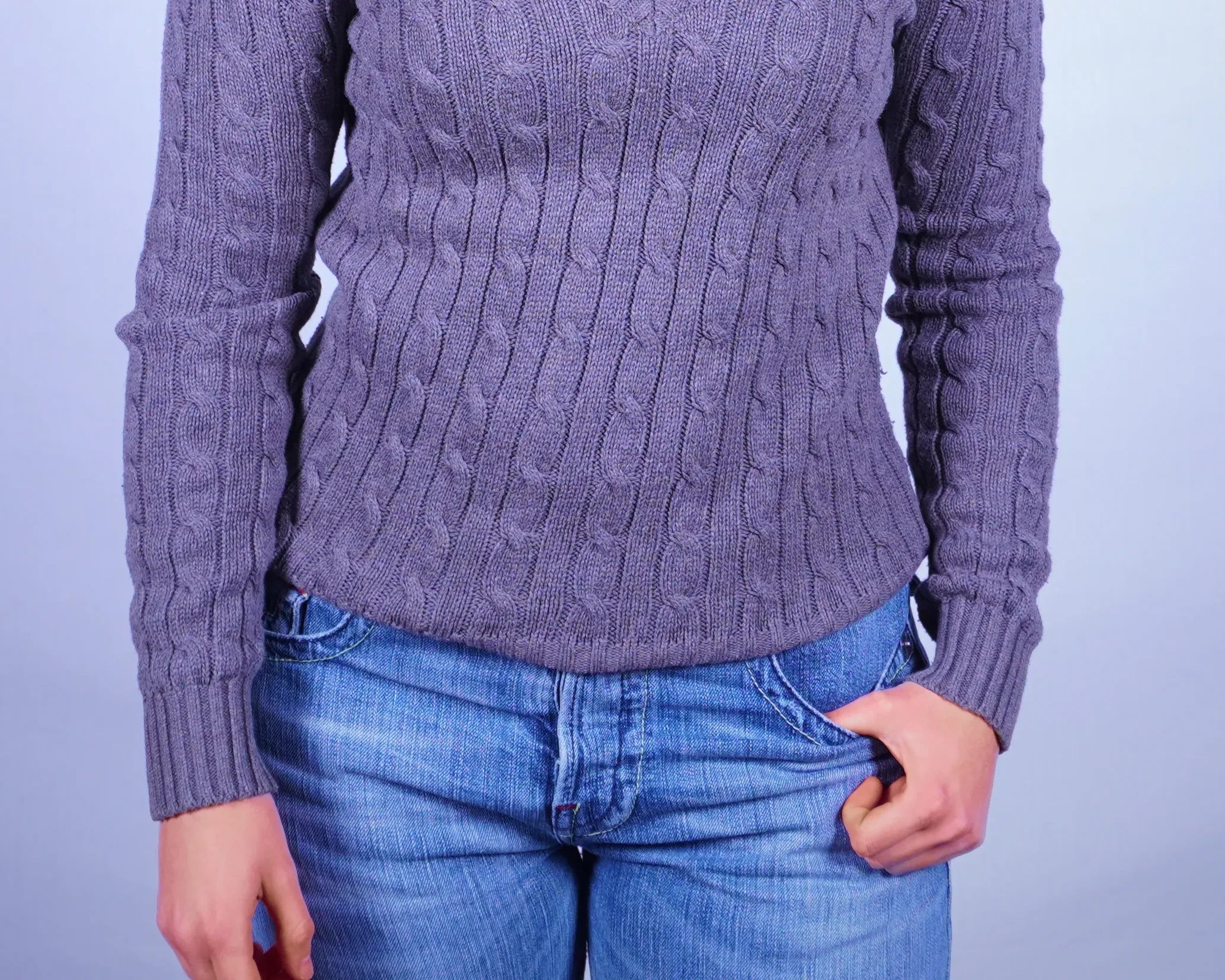 Ralph Lauren Cable Knit Sweater (S)