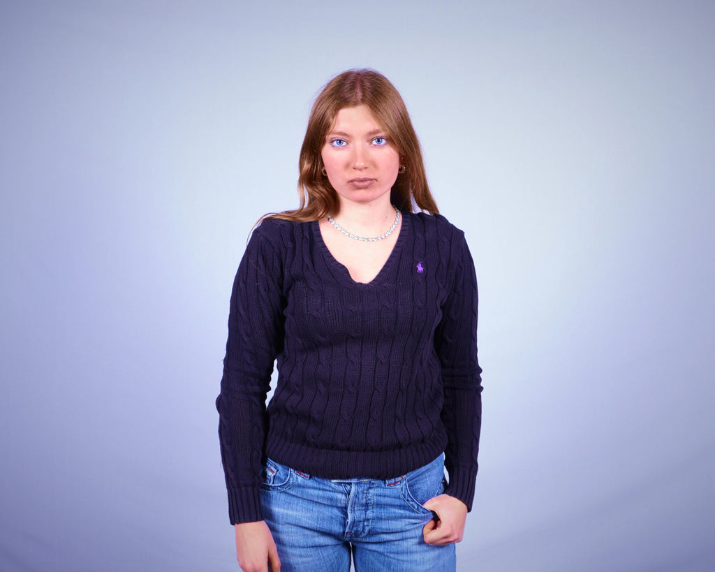 Ralph Lauren Cable Knit Sweater (S)