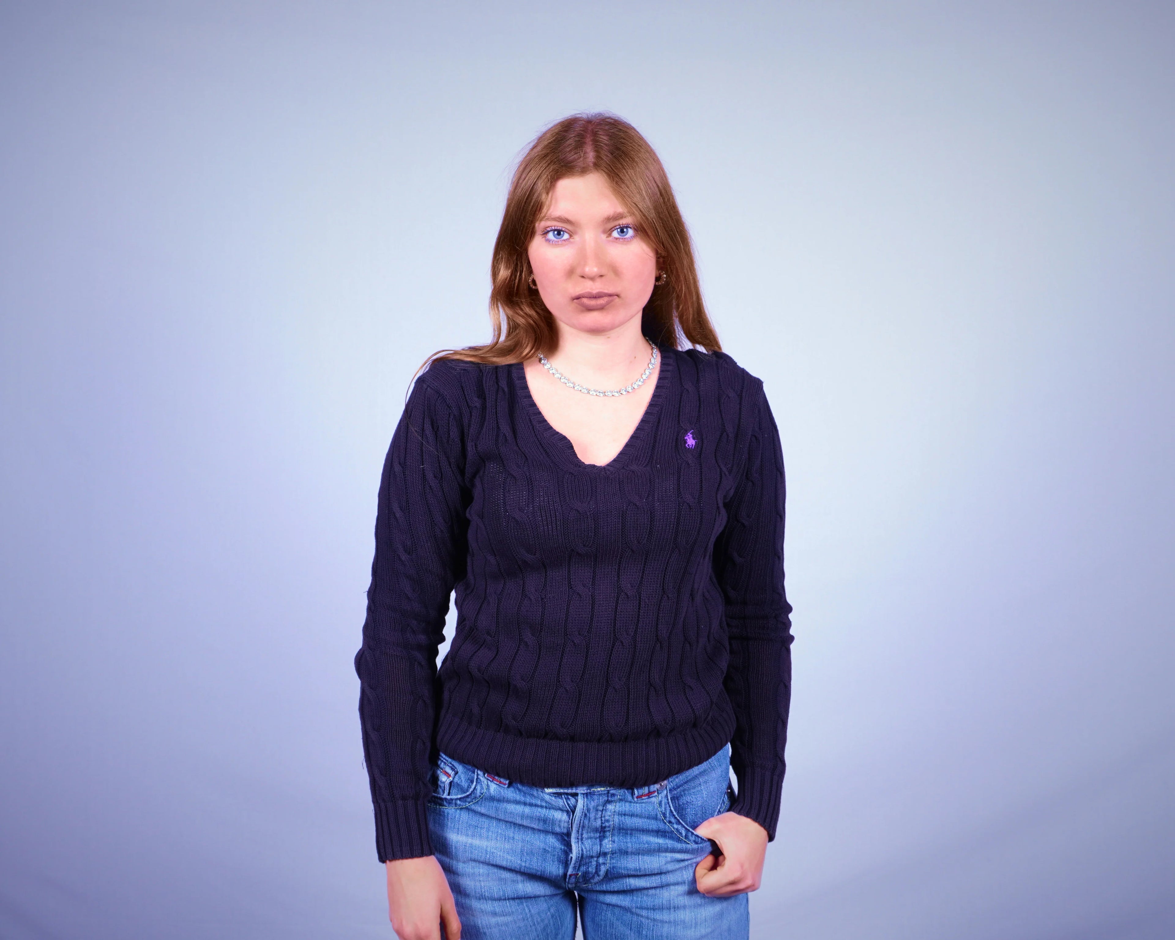 Ralph Lauren Cable Knit Sweater (S)