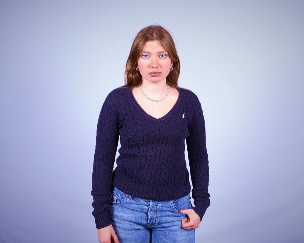 Ralph Lauren Cable Knit Sweater (M)