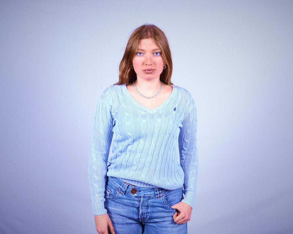 Ralph Lauren Cable Knit Sweater (S)