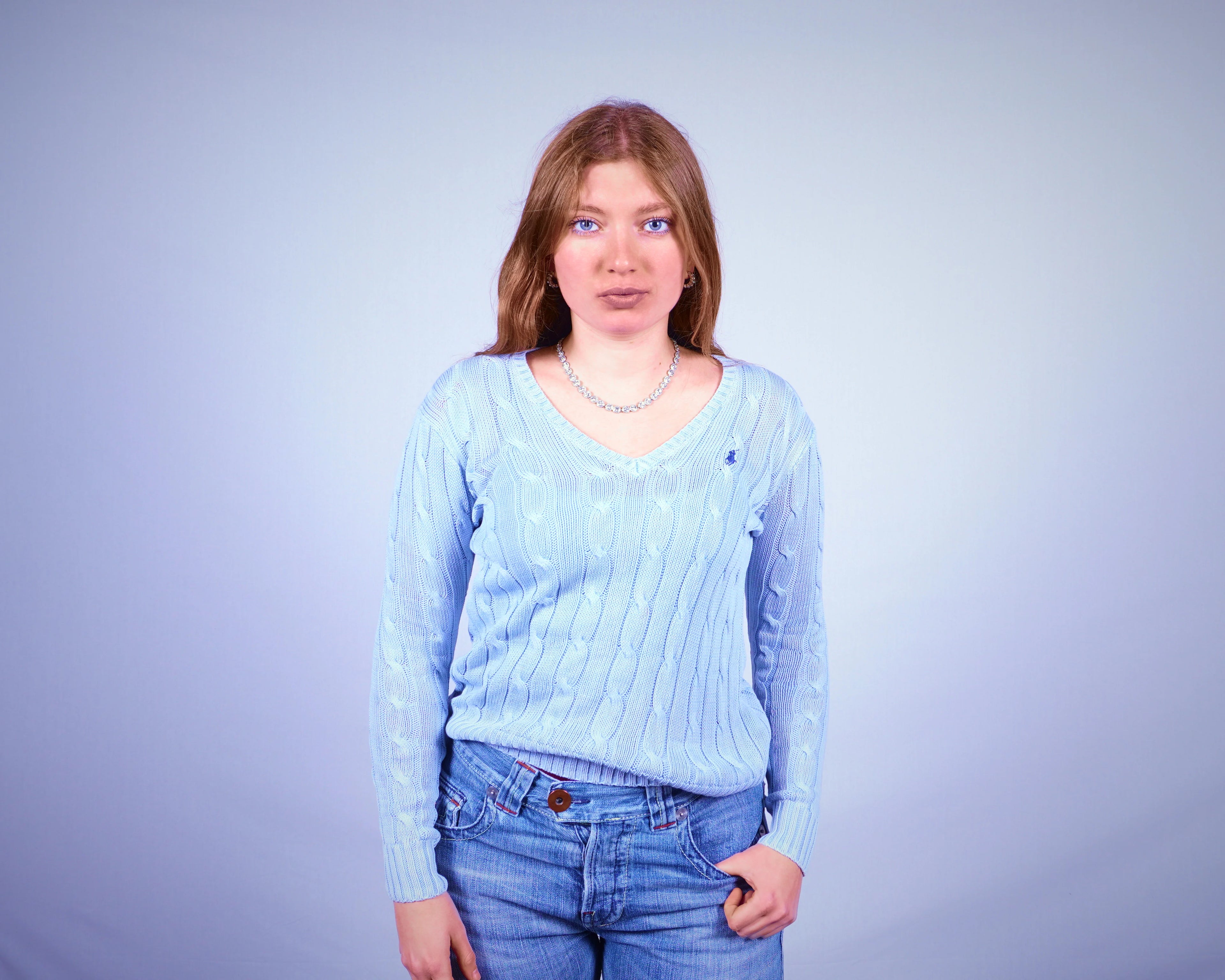 Ralph Lauren Cable Knit Sweater (S)