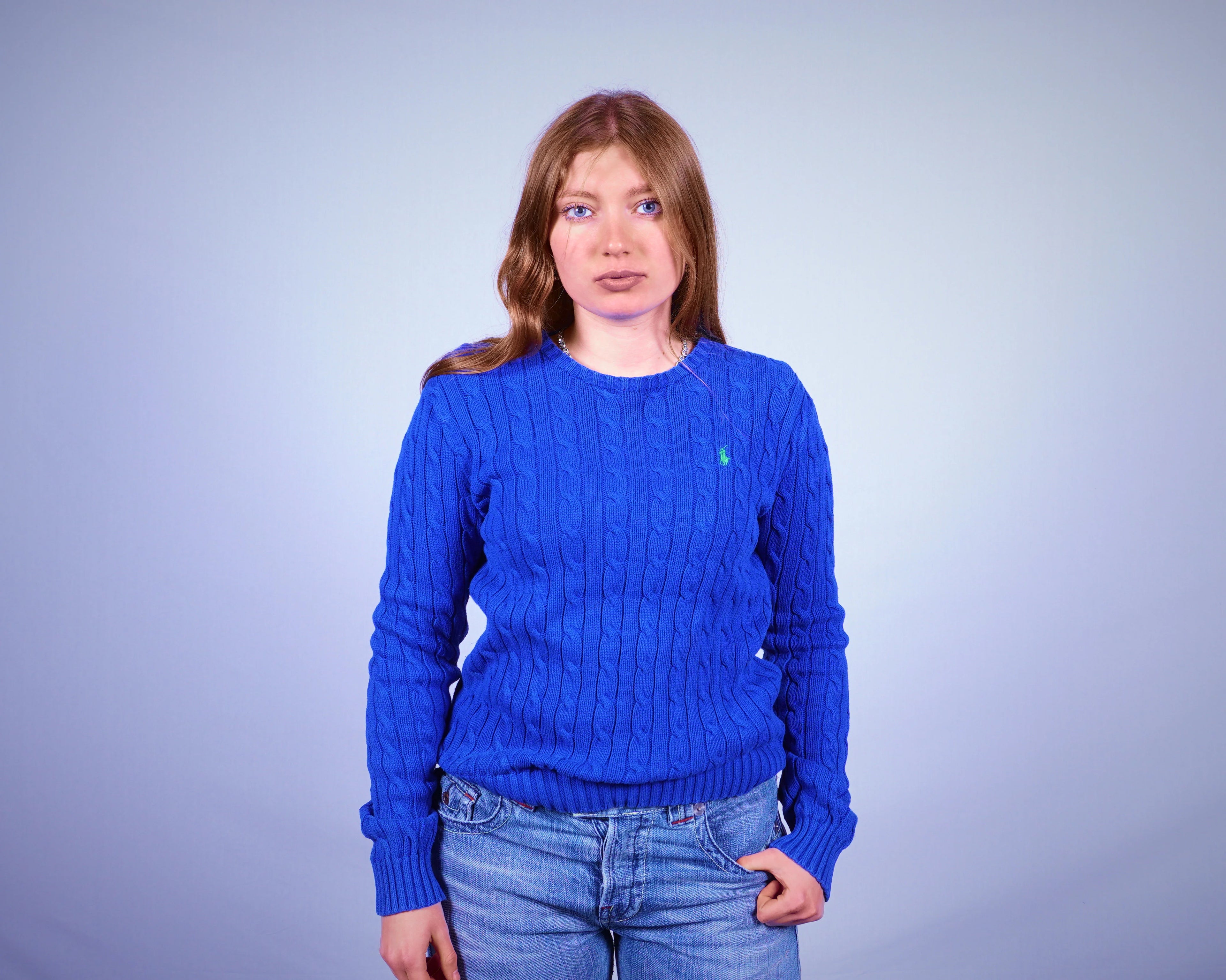 Ralph Lauren Cable Knit Sweater (S)