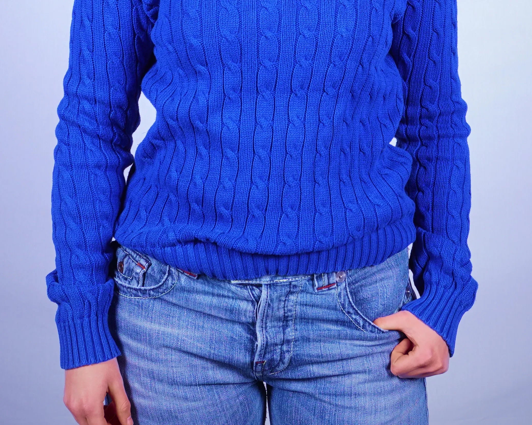 Ralph Lauren Cable Knit Sweater (S)