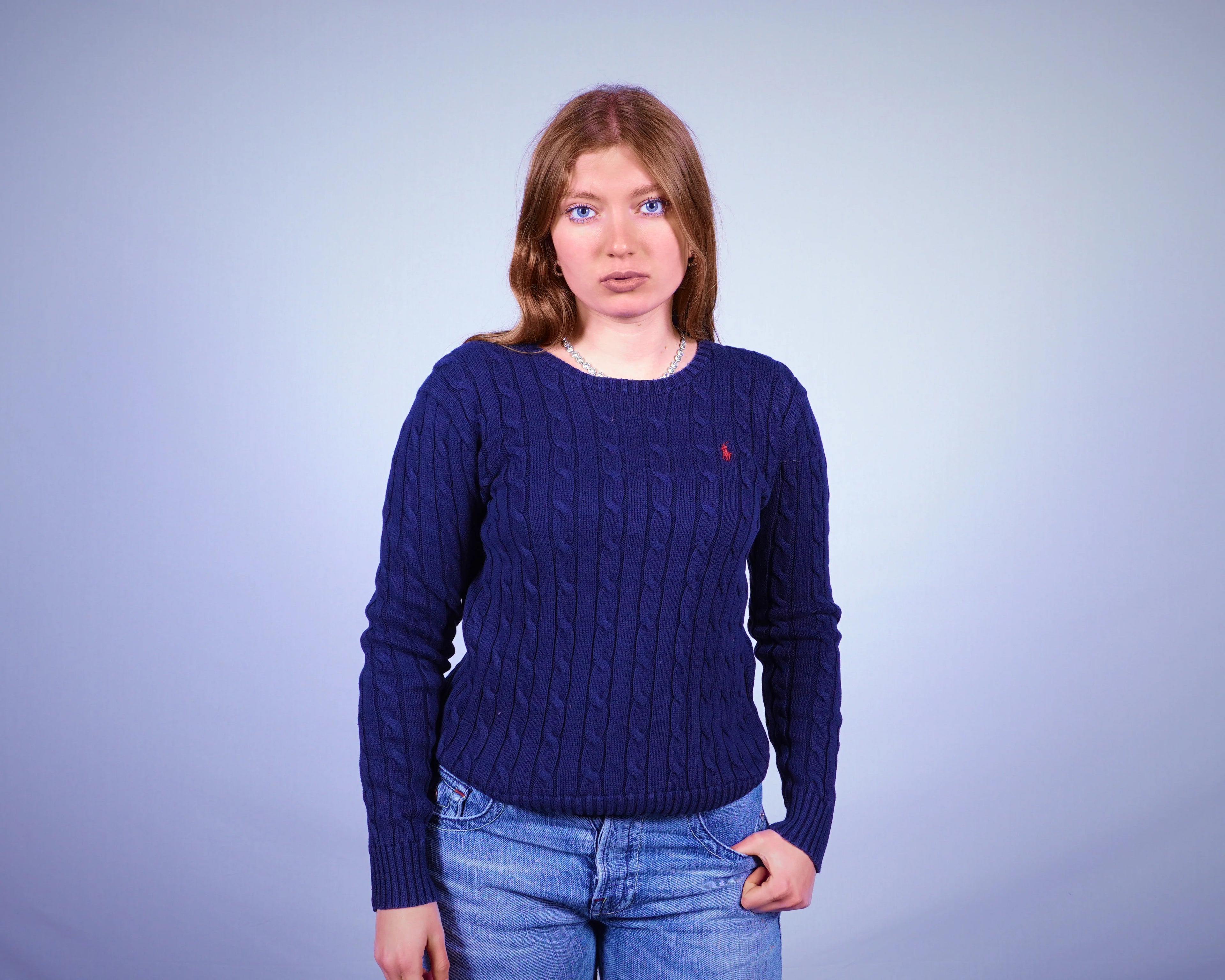 Ralph Lauren Cable Knit Sweater (S)