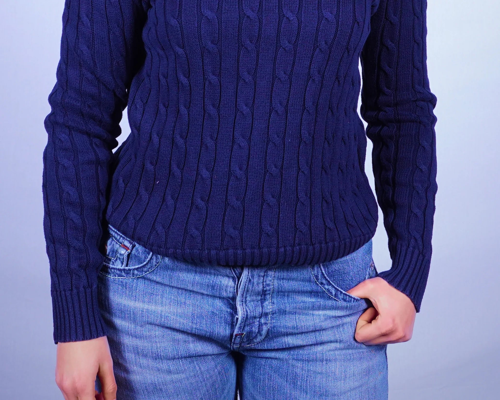 Ralph Lauren Cable Knit Sweater (S)