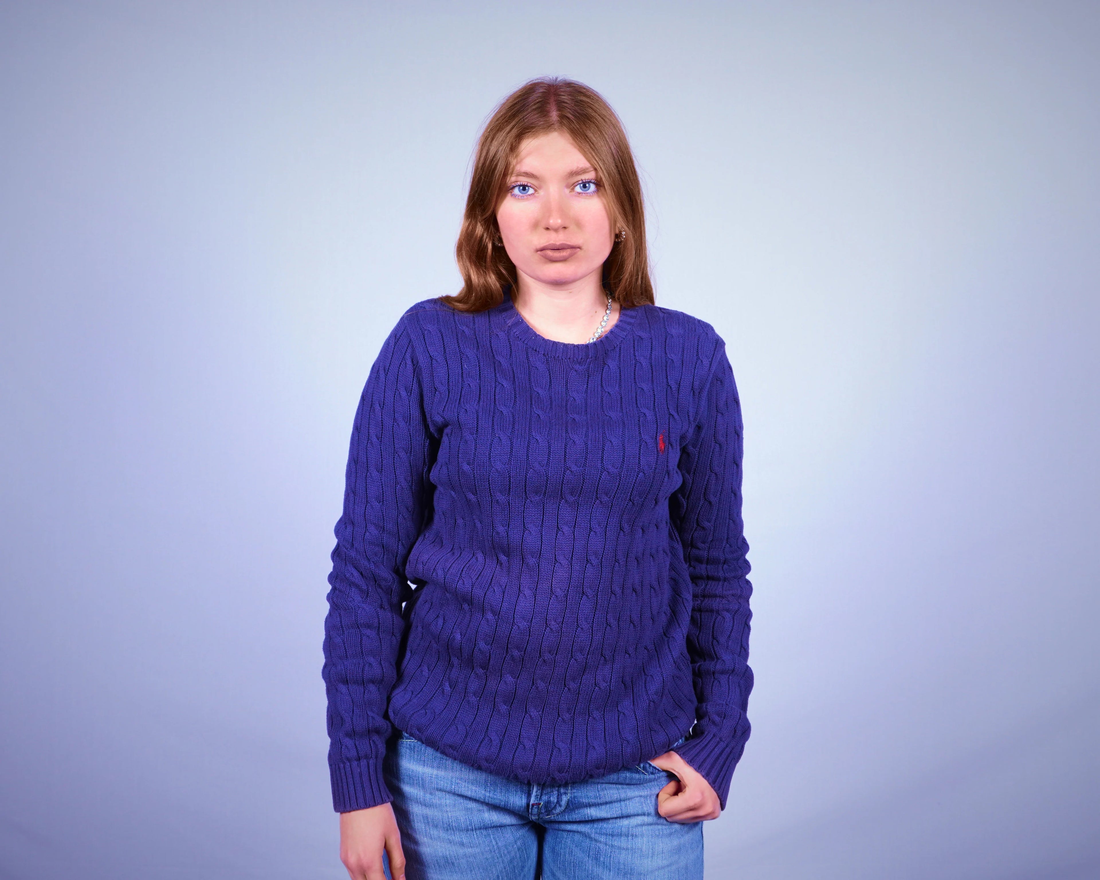 Ralph Lauren Cable Knit Sweater (M)