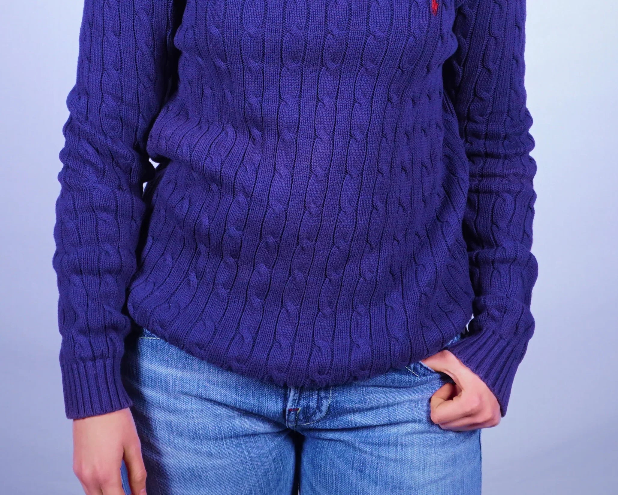 Ralph Lauren Cable Knit Sweater (M)