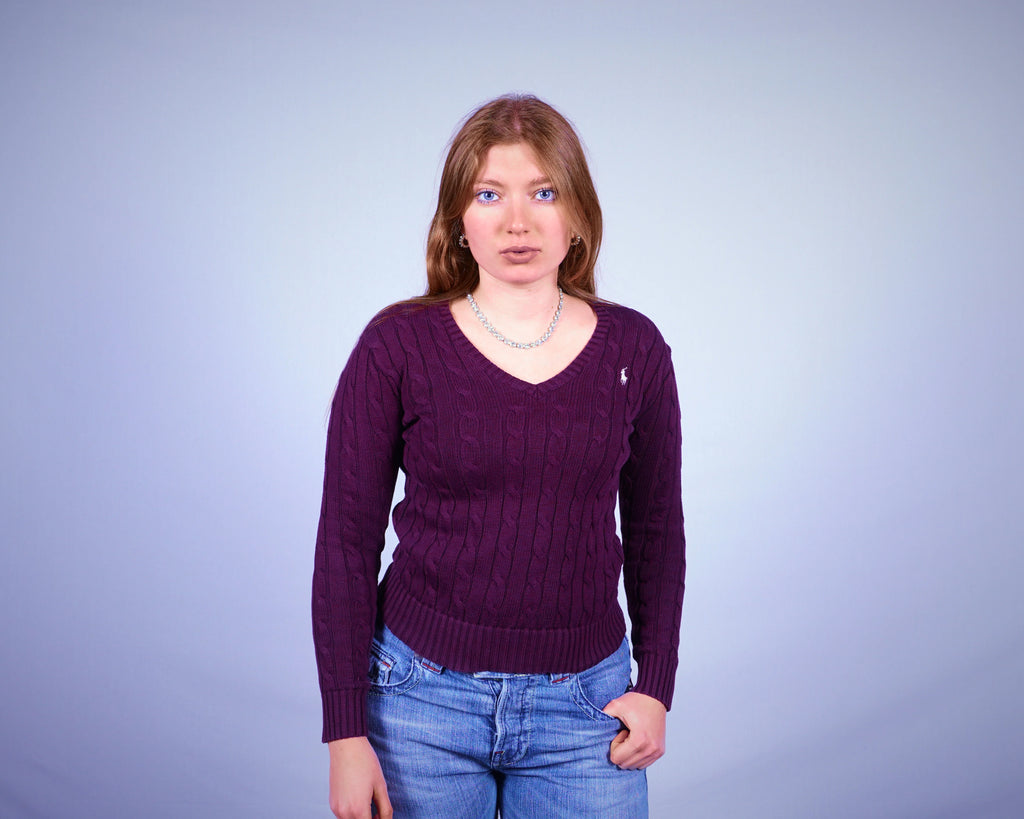 Ralph Lauren Cable Knit Sweater (S)