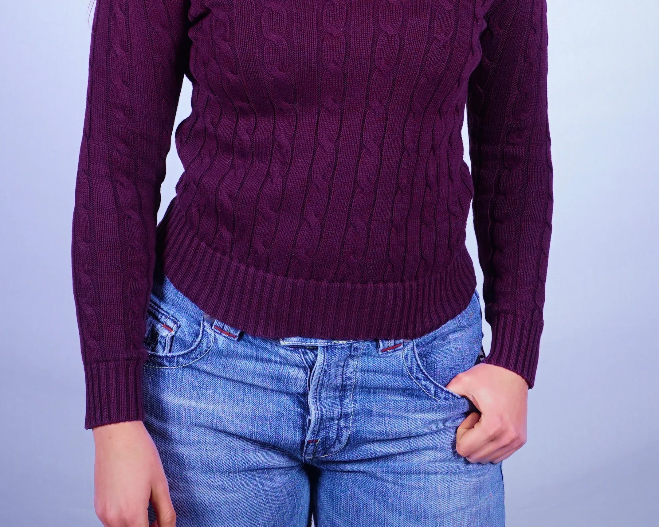 Ralph Lauren Cable Knit Sweater (S)