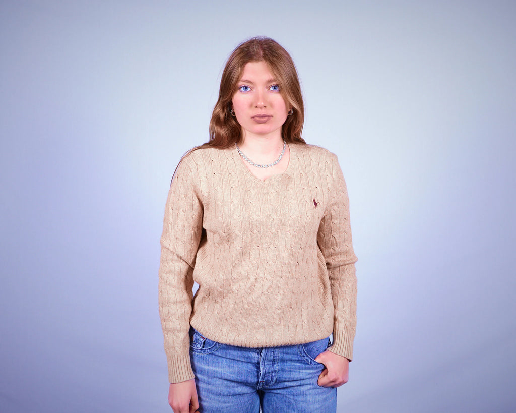 Ralph Lauren Cable Knit Sweater (M)