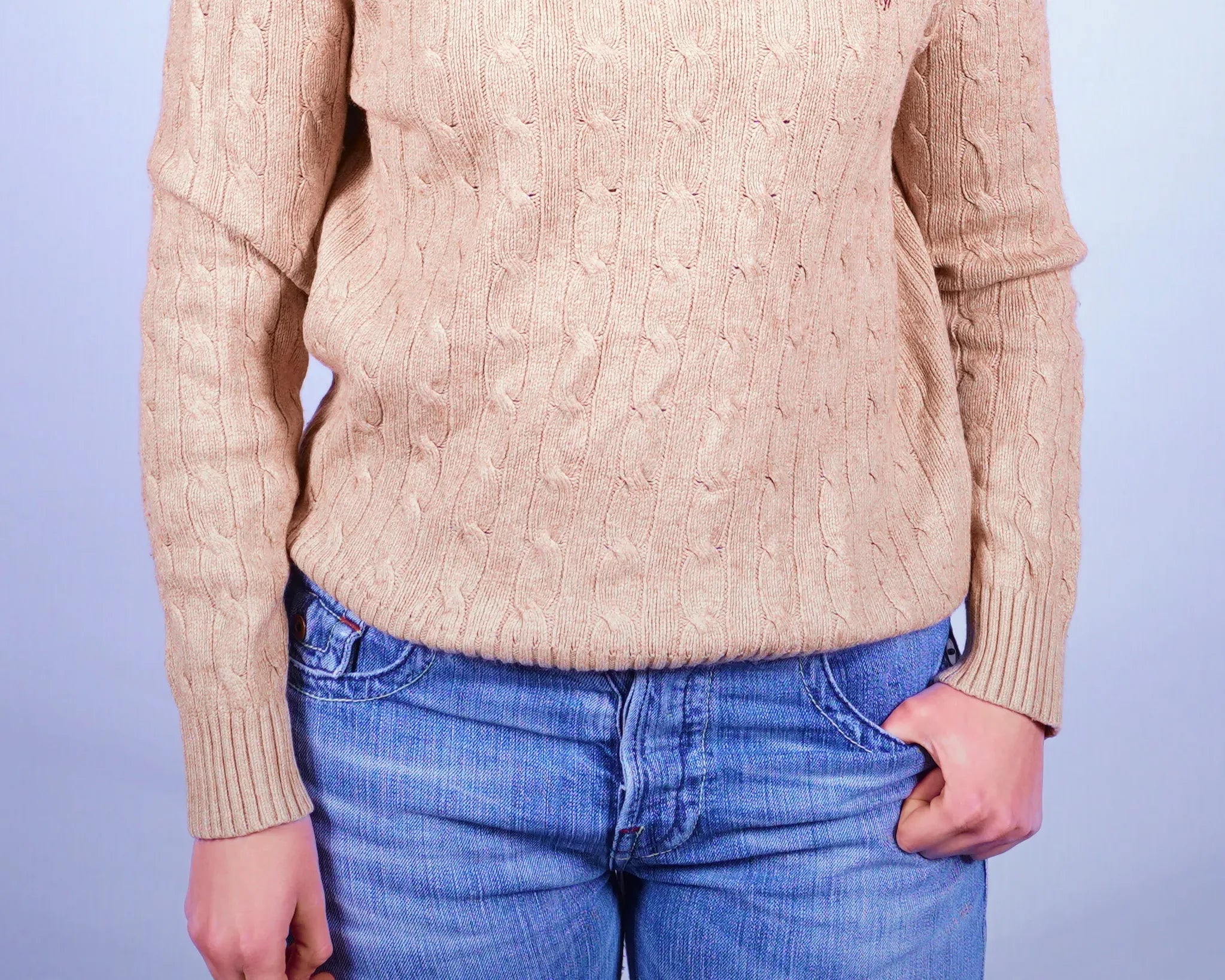 Ralph Lauren Cable Knit Sweater (M)