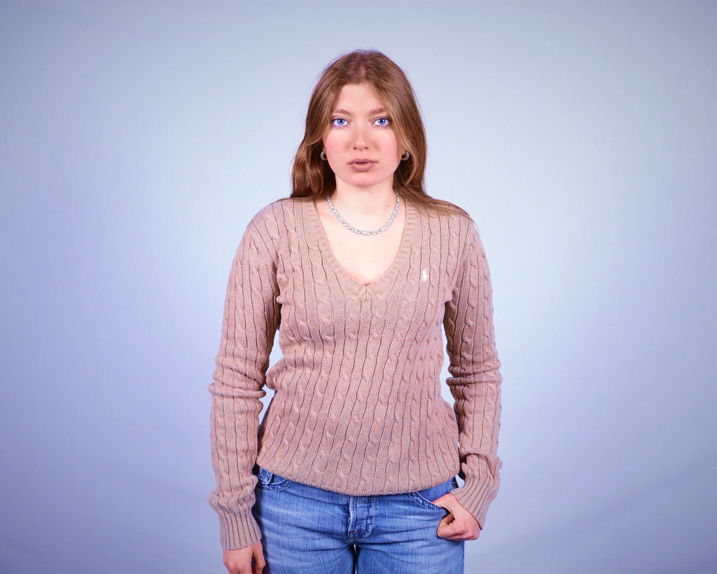 Ralph Lauren Cable Knit Sweater (M)