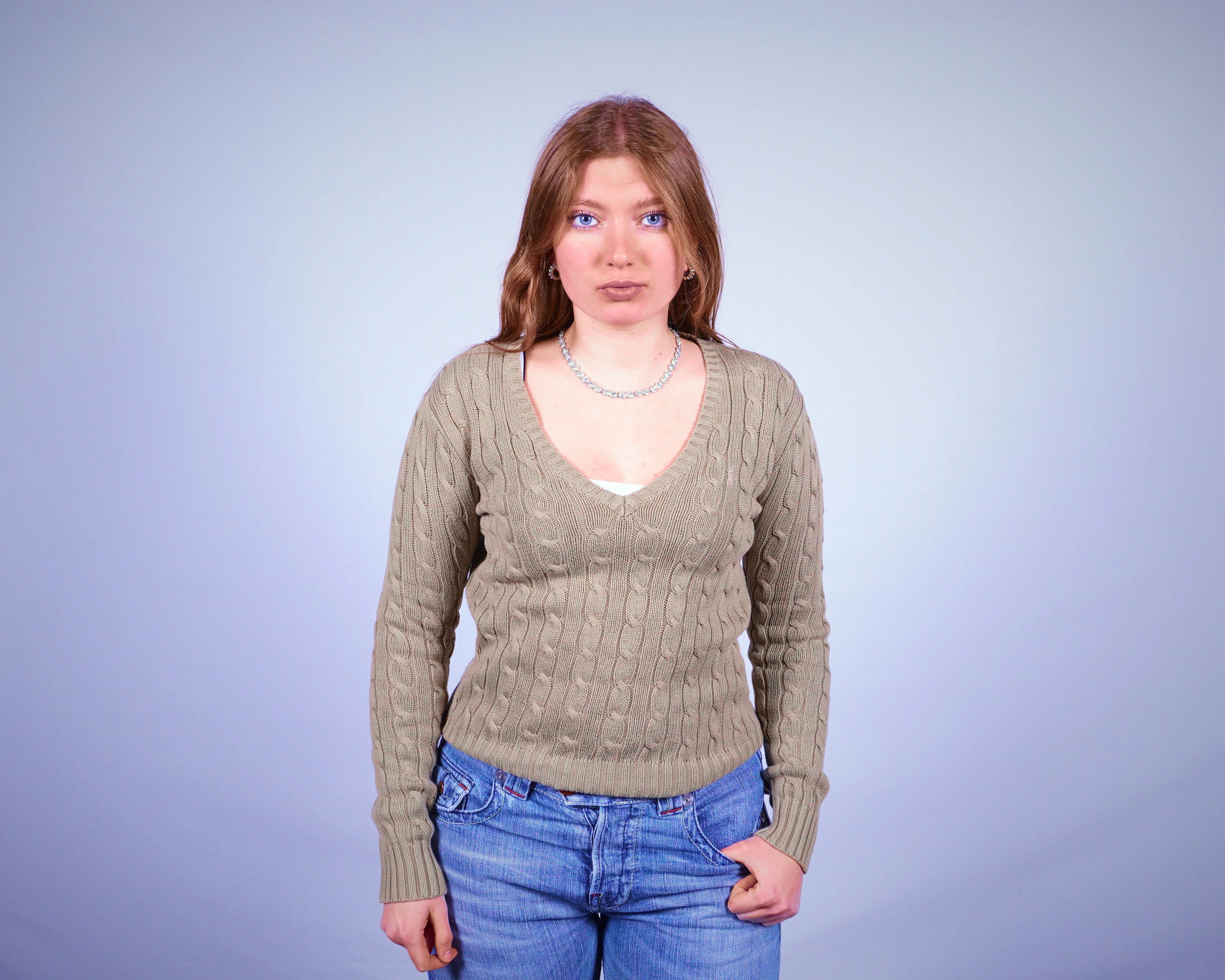 Ralph Lauren Cable Knit Sweater (M)