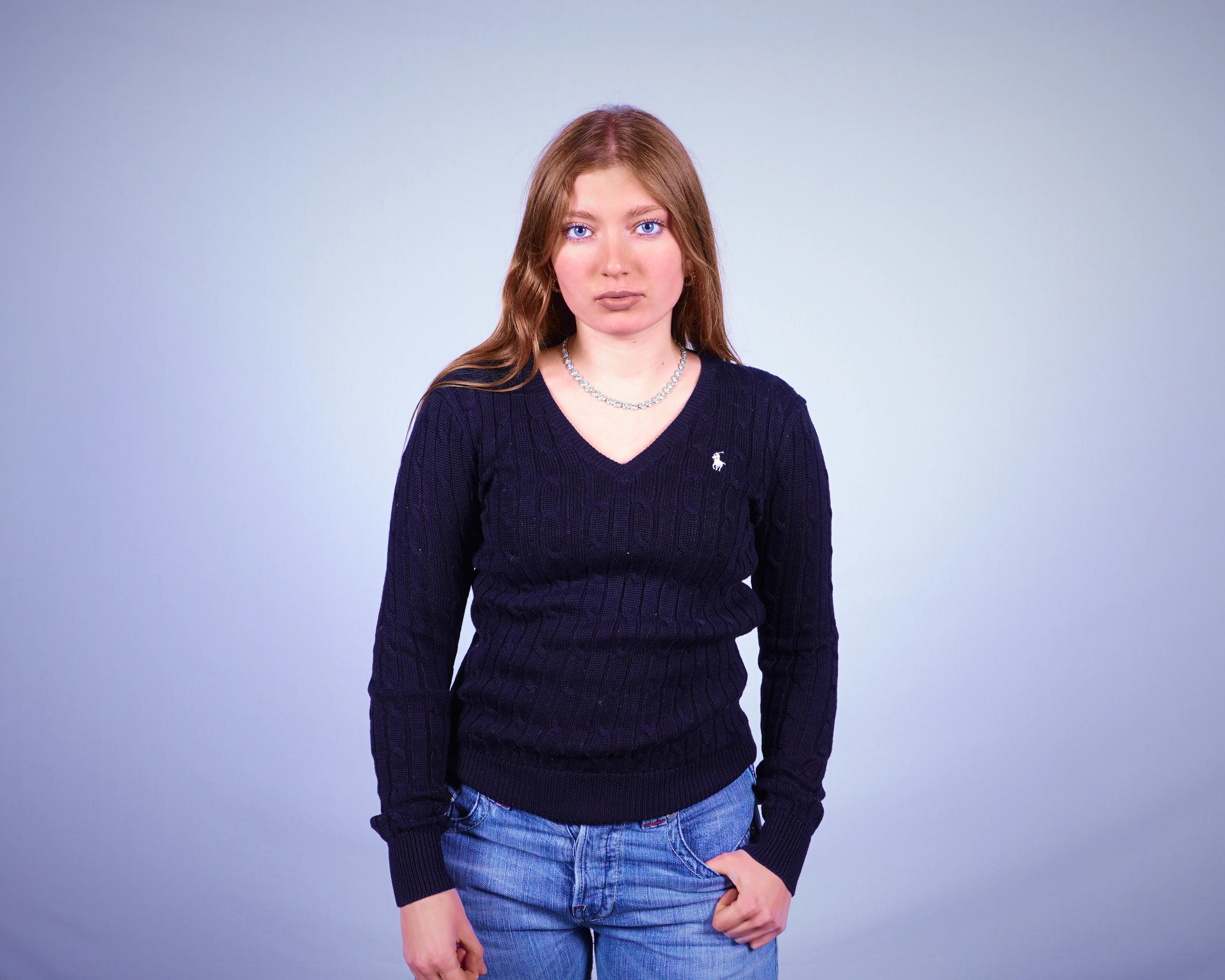 Ralph Lauren Cable Knit Sweater (S)