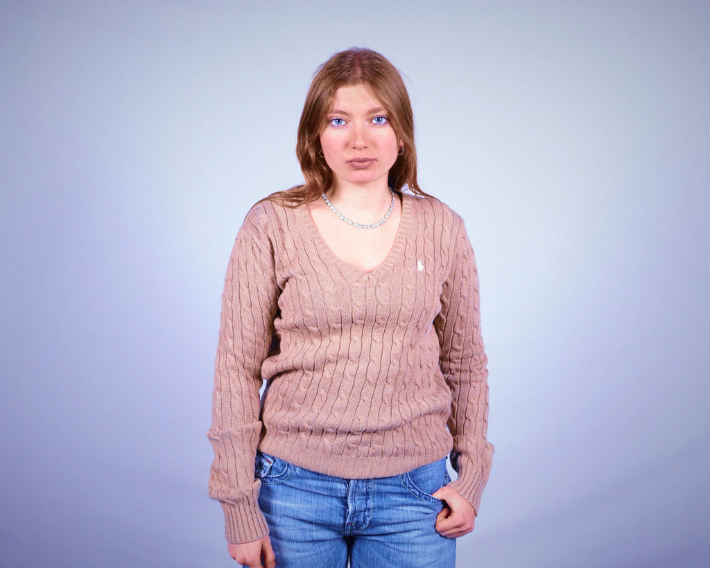 Ralph Lauren Cable Knit Sweater (M)