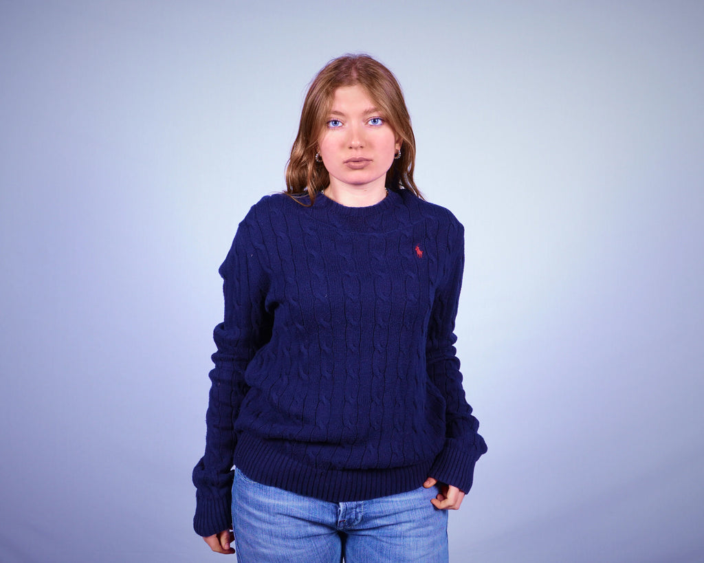Ralph Lauren Cable Knit Sweater (M)