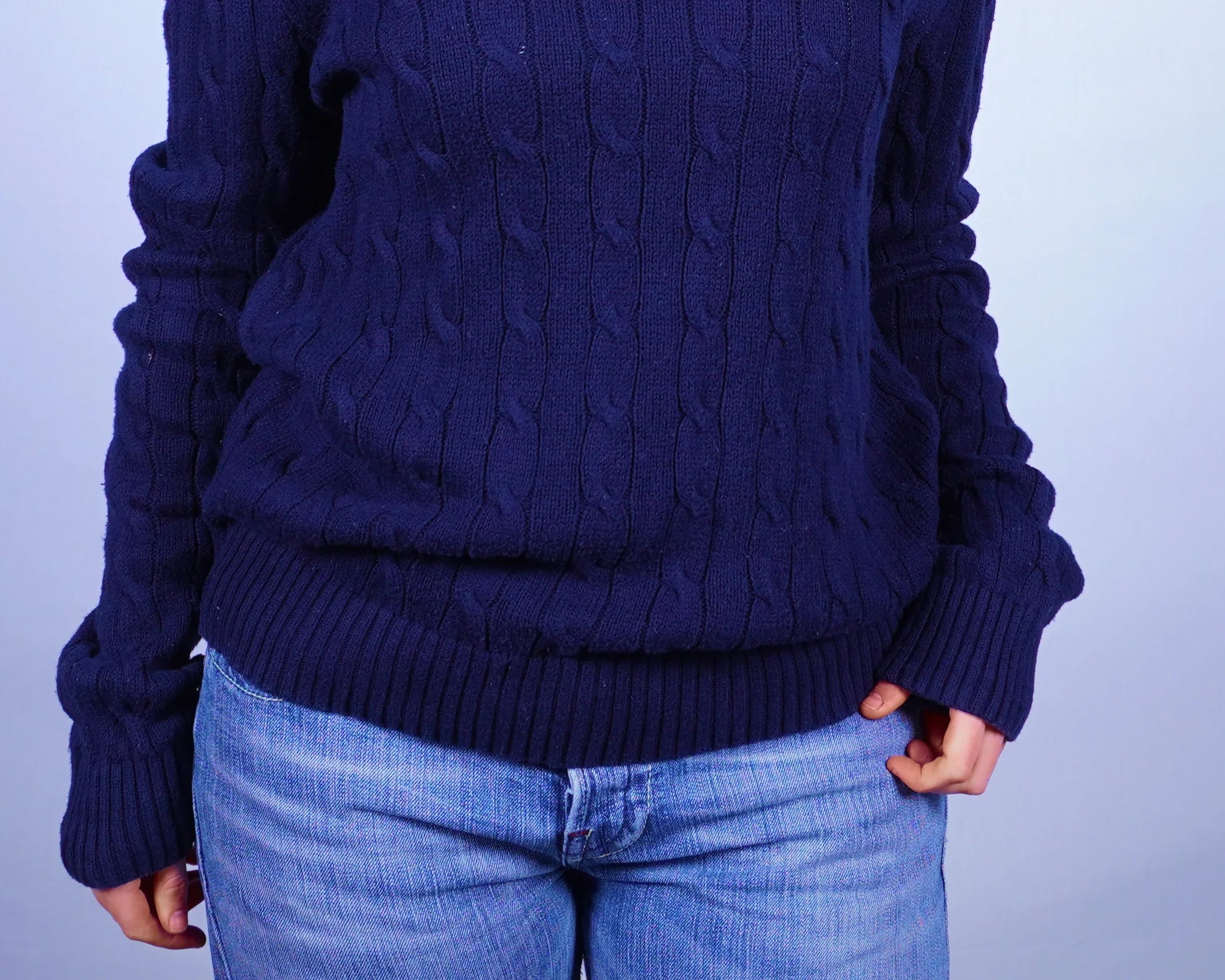 Ralph Lauren Cable Knit Sweater (M)