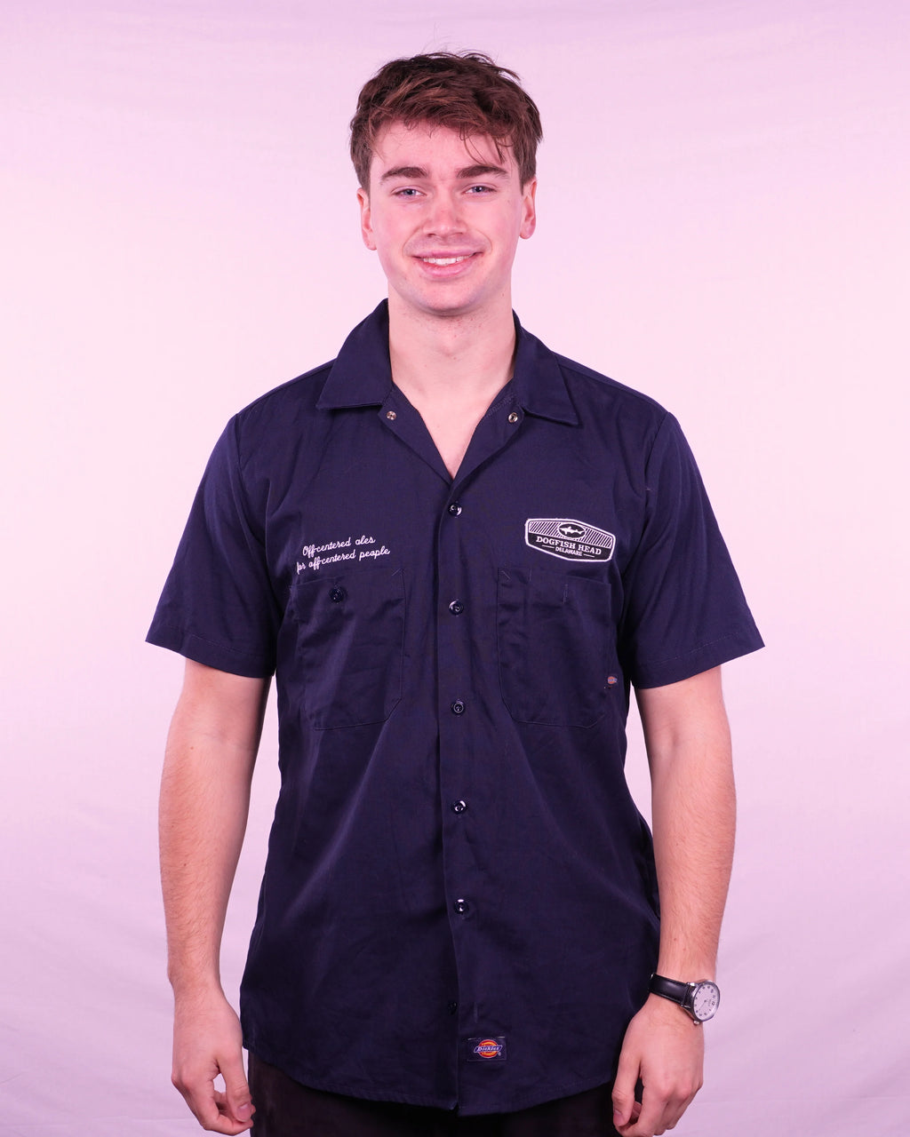 Dickies Short-sleeve Button-up Shirt (M)