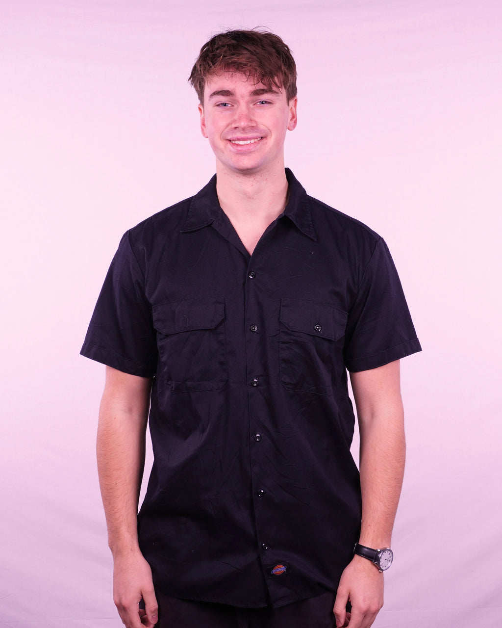 Dickies Short-sleeve Button-up Shirt (M)