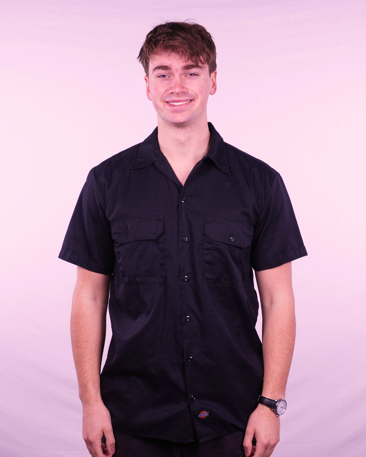 Dickies Short-sleeve Button-up Shirt (M)