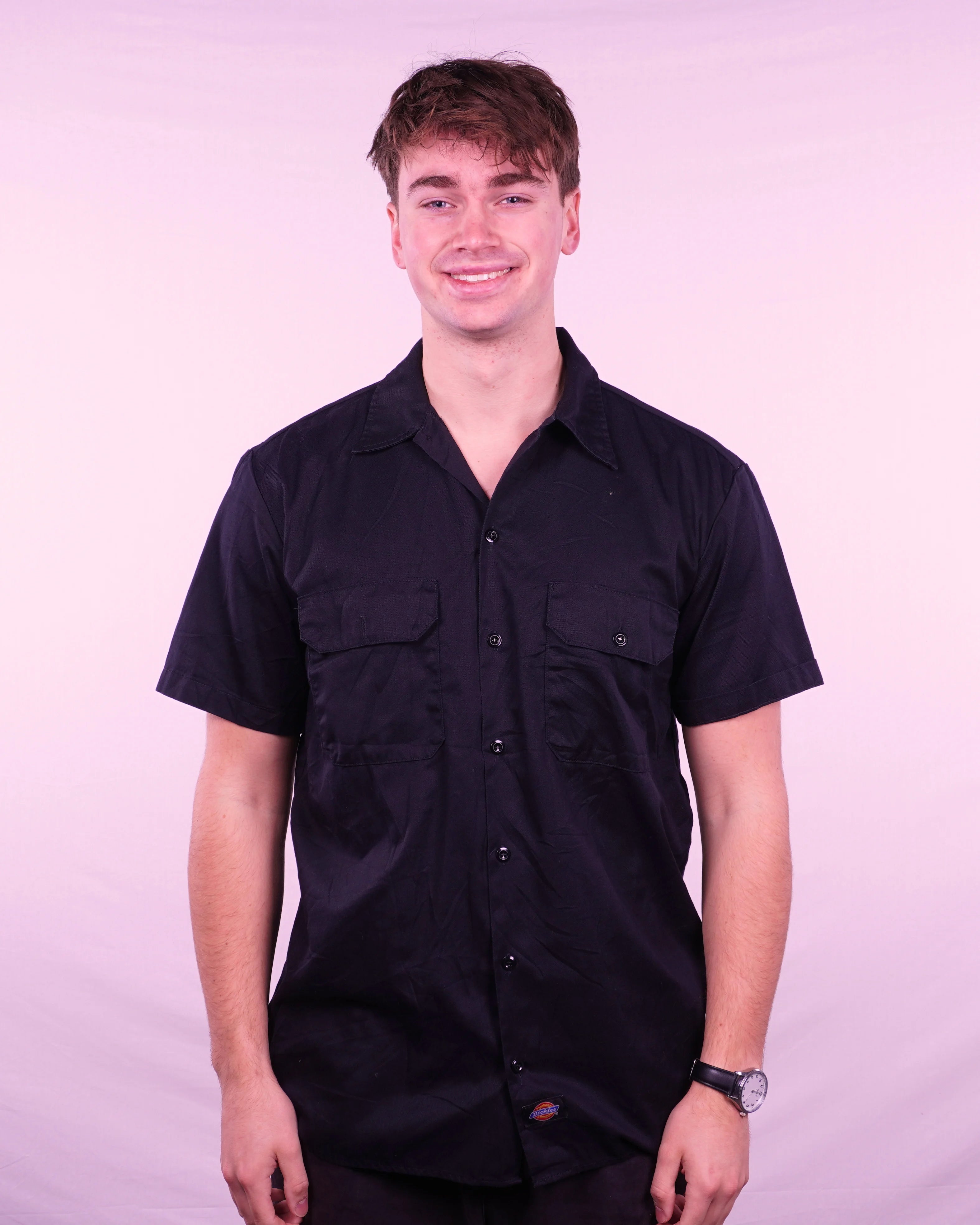 Dickies Short-sleeve Button-up Shirt (M)