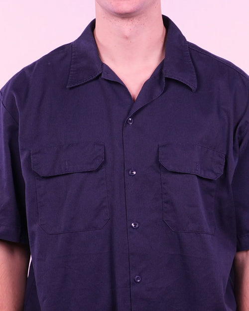 Dickies Short-sleeve Button-up Shirt (L)