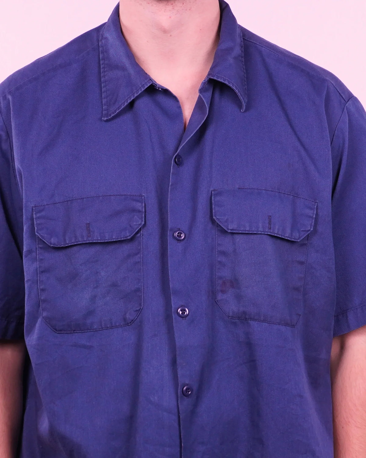 Dickies Short-sleeve Button-up Shirt (L)