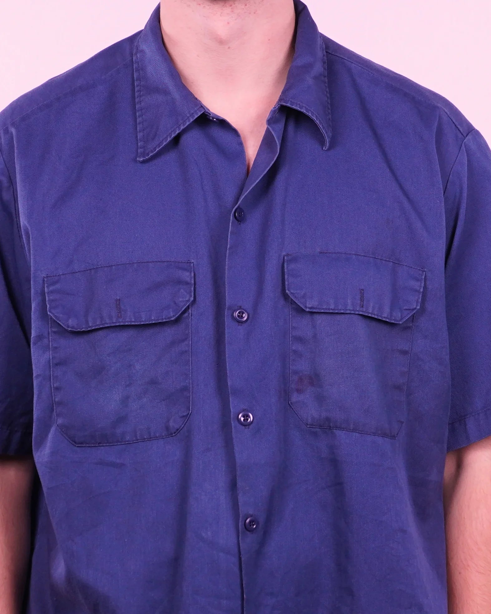 Dickies Short-sleeve Button-up Shirt (L)