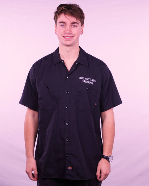 Dickies Short-sleeve Button-up Shirt (M)