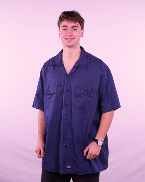Dickies Short-sleeve Button-up Shirt (XL)