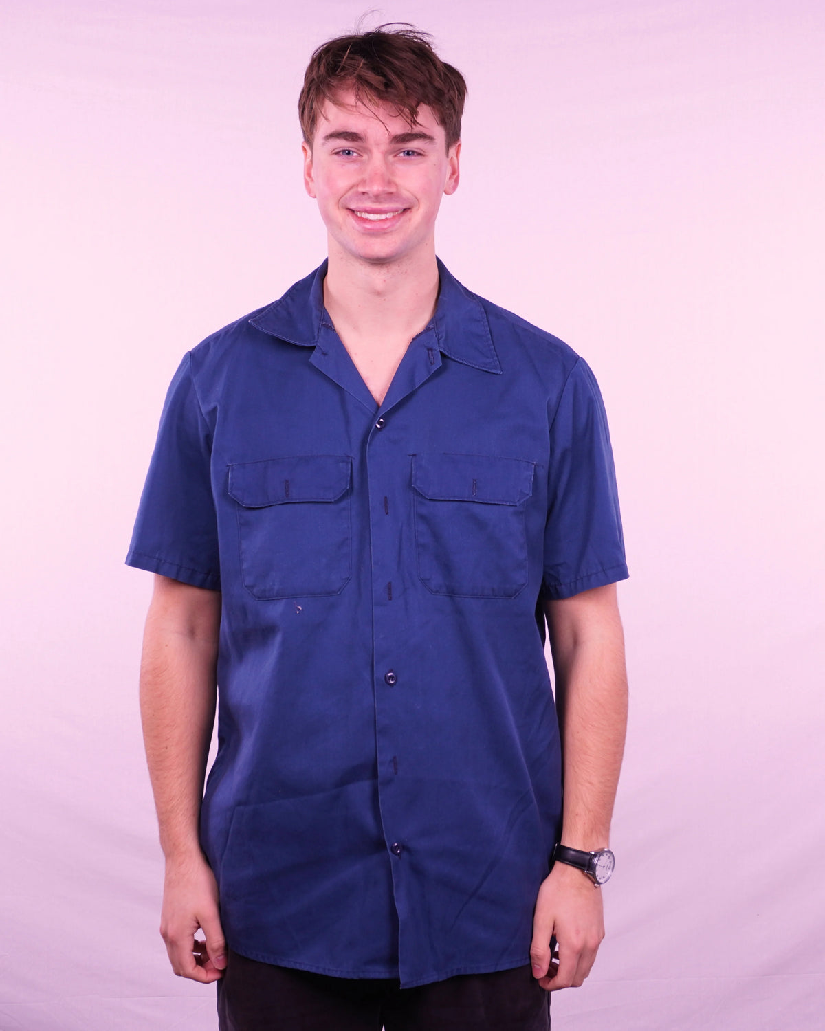 Dickies Short-sleeve Button-up Shirt (M)