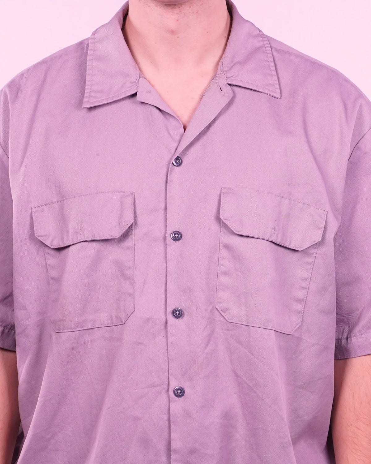 Dickies Short-sleeve Button-up Shirt (L)