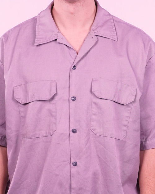 Dickies Short-sleeve Button-up Shirt (L)