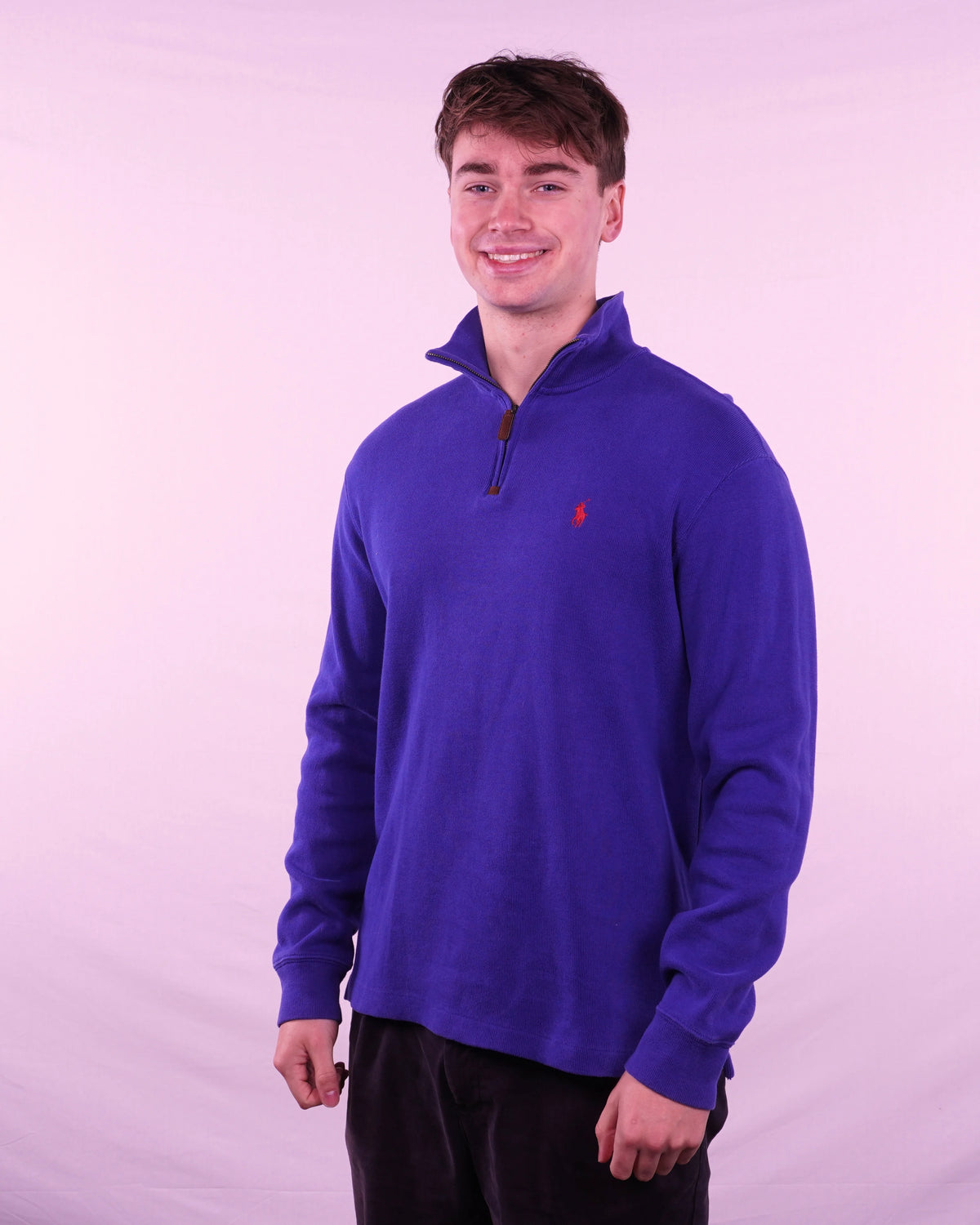 Ralph Lauren Quarter-zip Sweater (M)